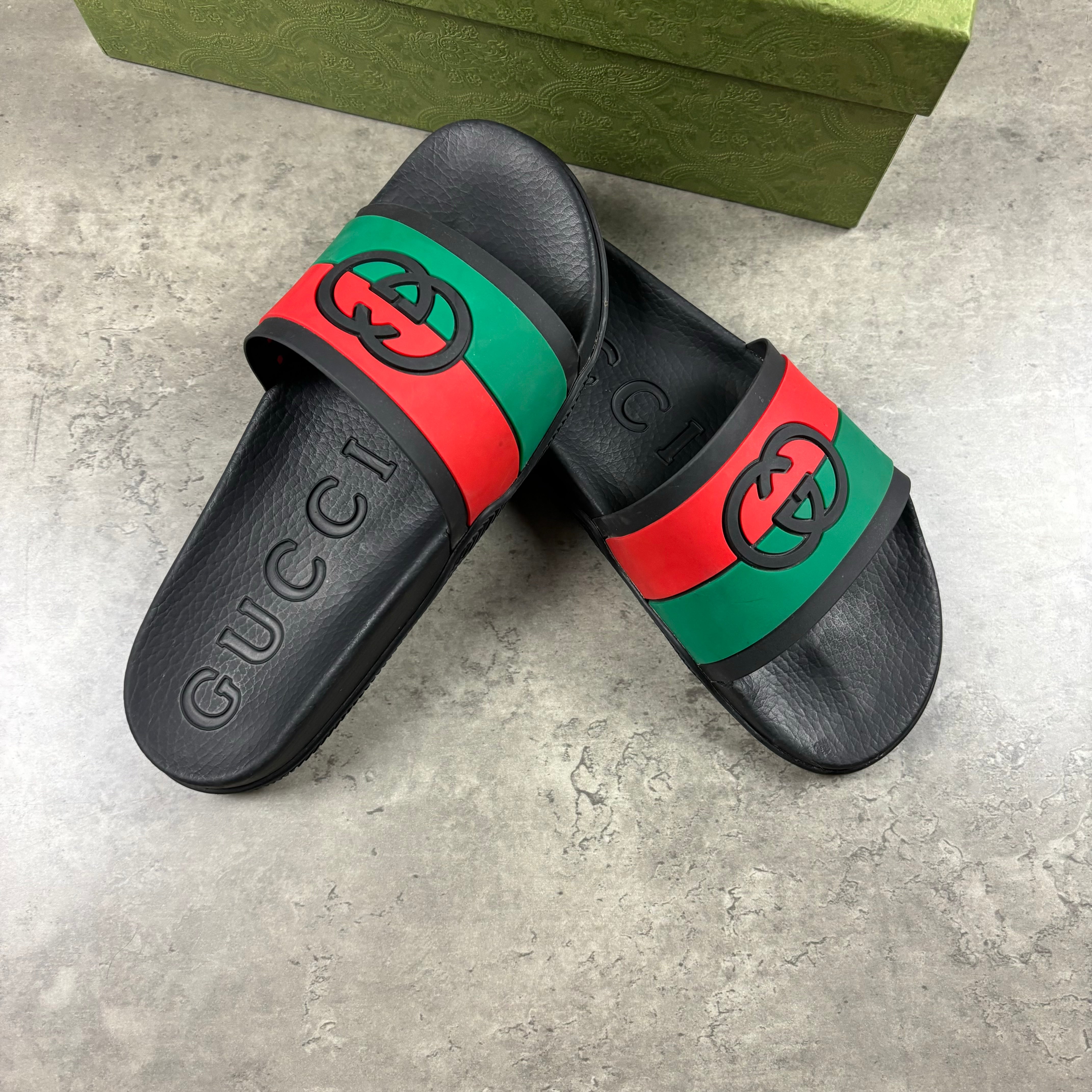 GUCCI SLIDERS - EU44 / UK10