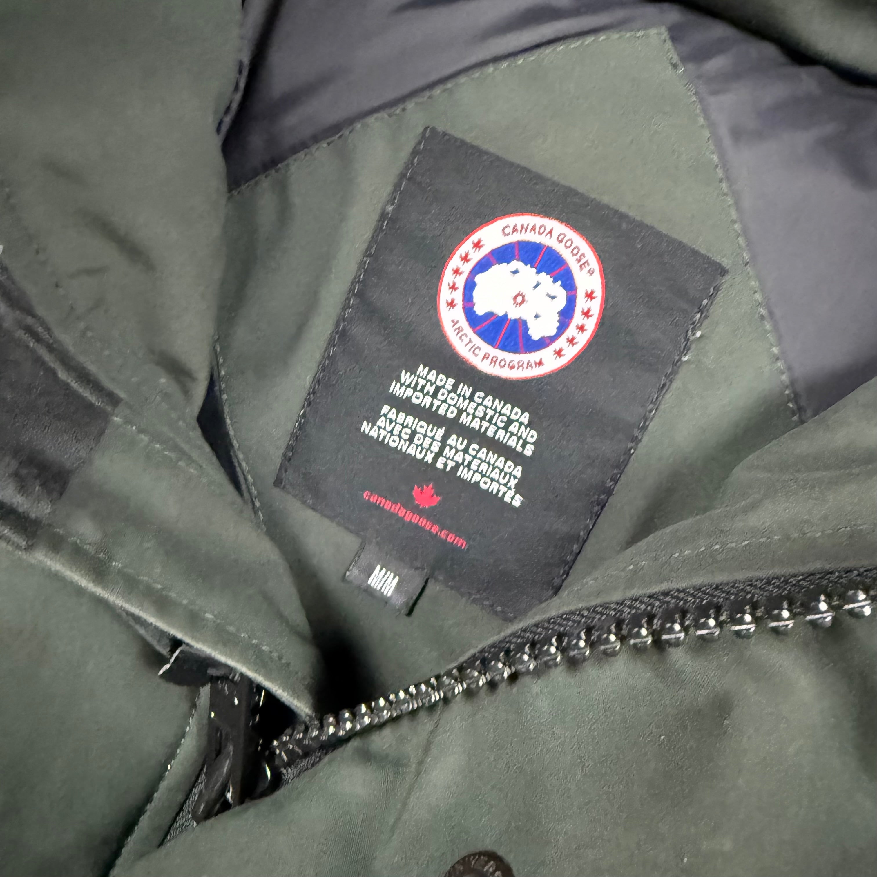 CANADA GOOSE WYDNAHM PARKA KHAKI - (M)