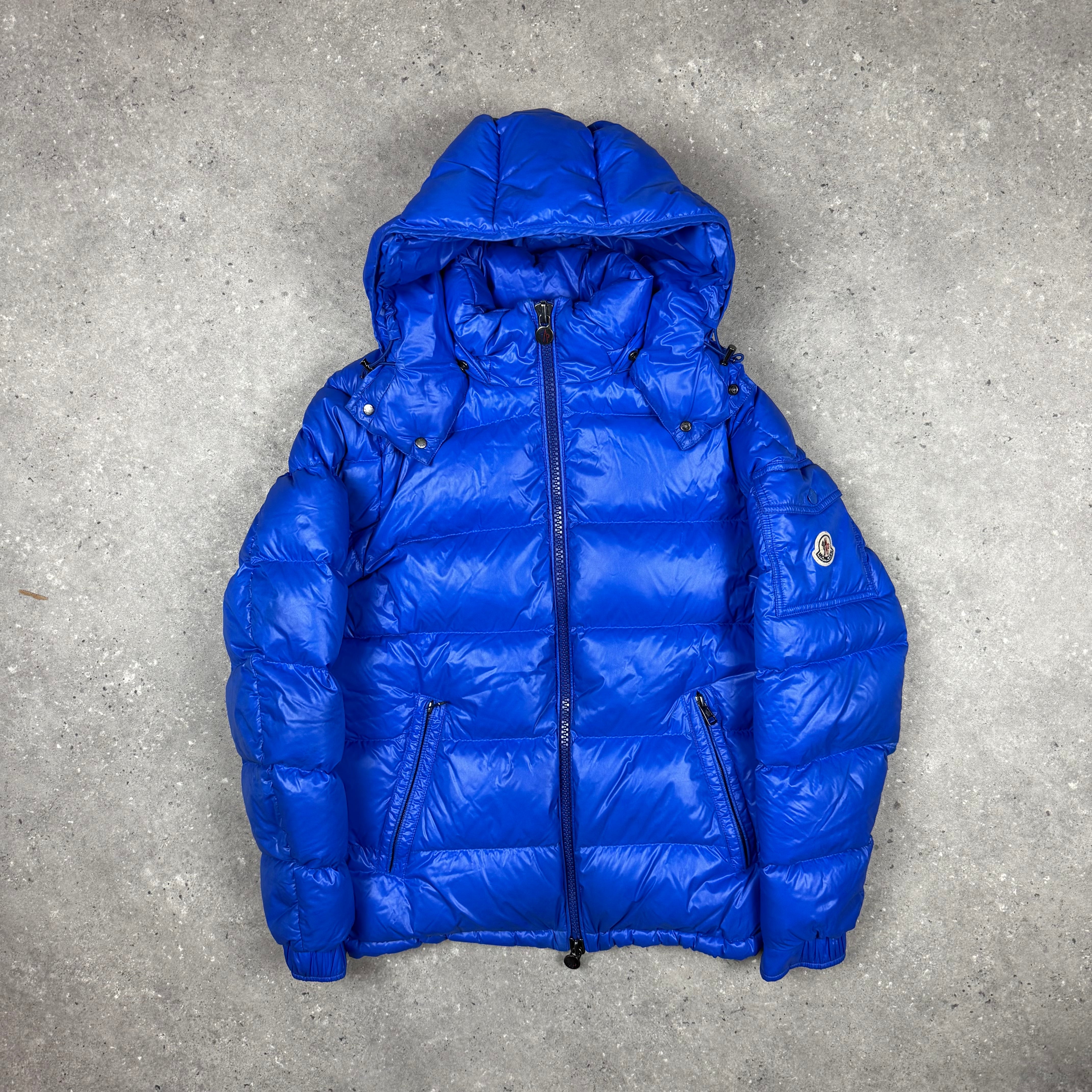 MONCLER MAYA JACKET BLUE - SIZE 1 (S)