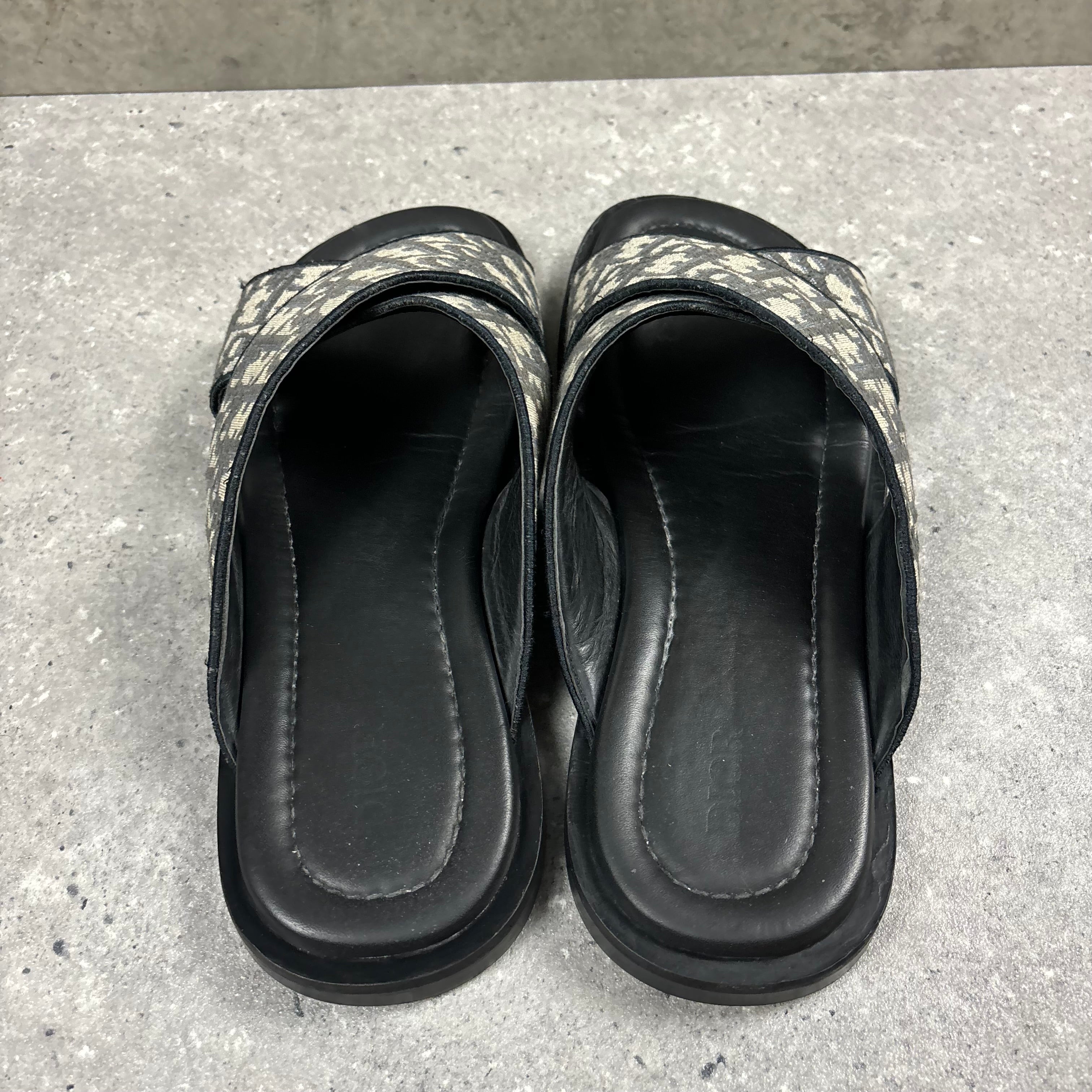 DIOR ALIAS SANDALS BLUE OBLIQUE - (EU42 / UK8)