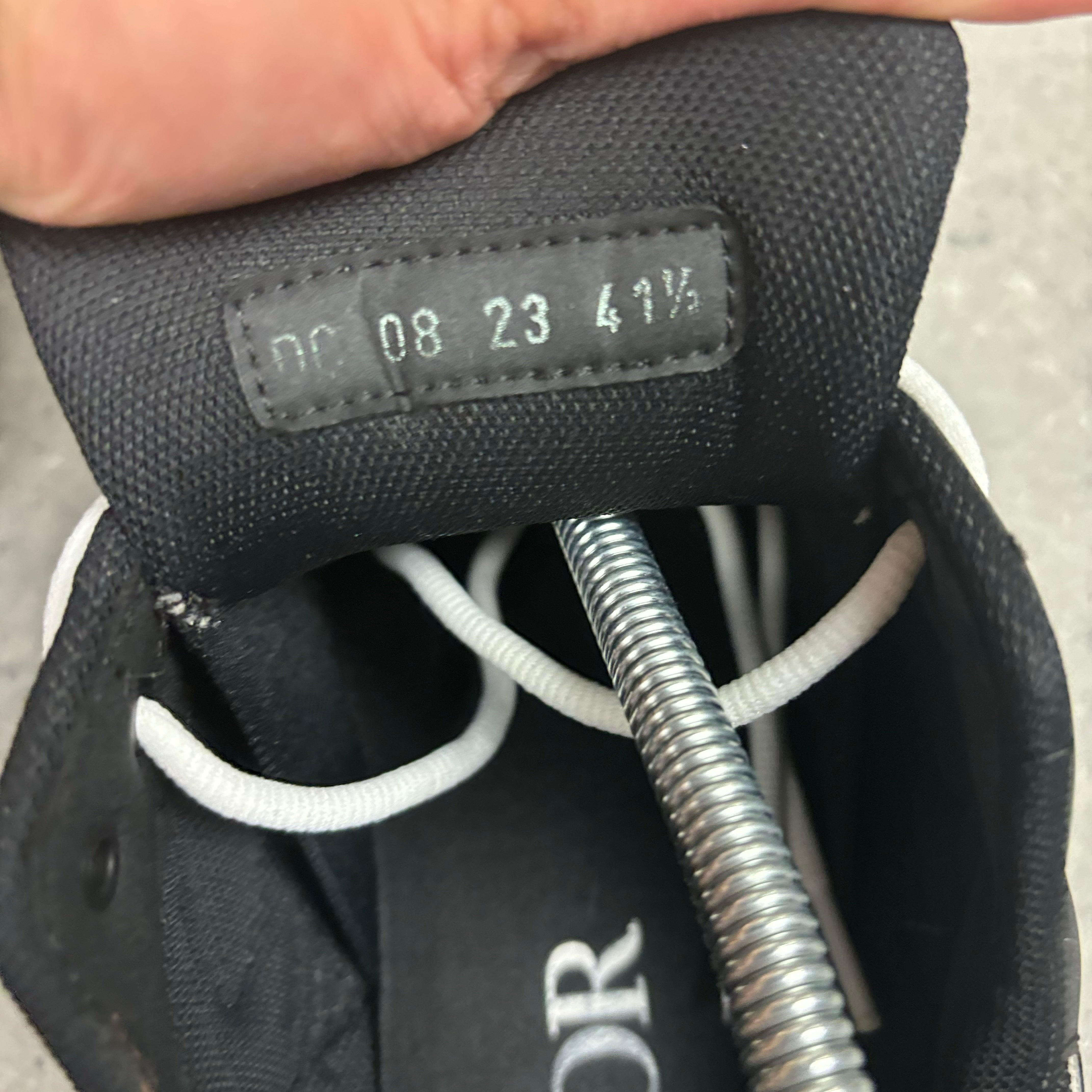 DIOR B30 BLACK - (EU41.5 / UK7.5)
