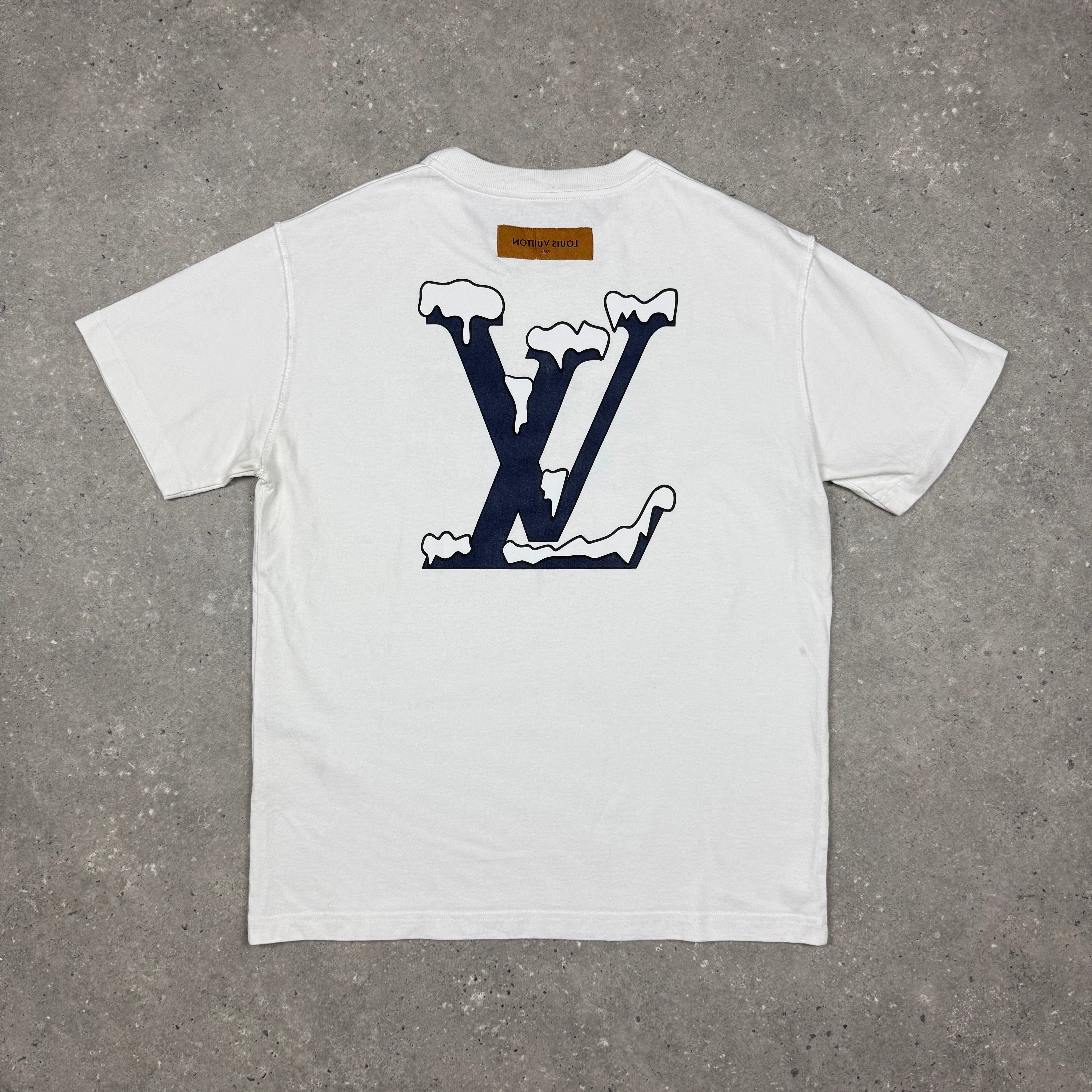 LOUIS VUITTON “DO A KICK FLIP” T-SHIRT WHITE - (L)