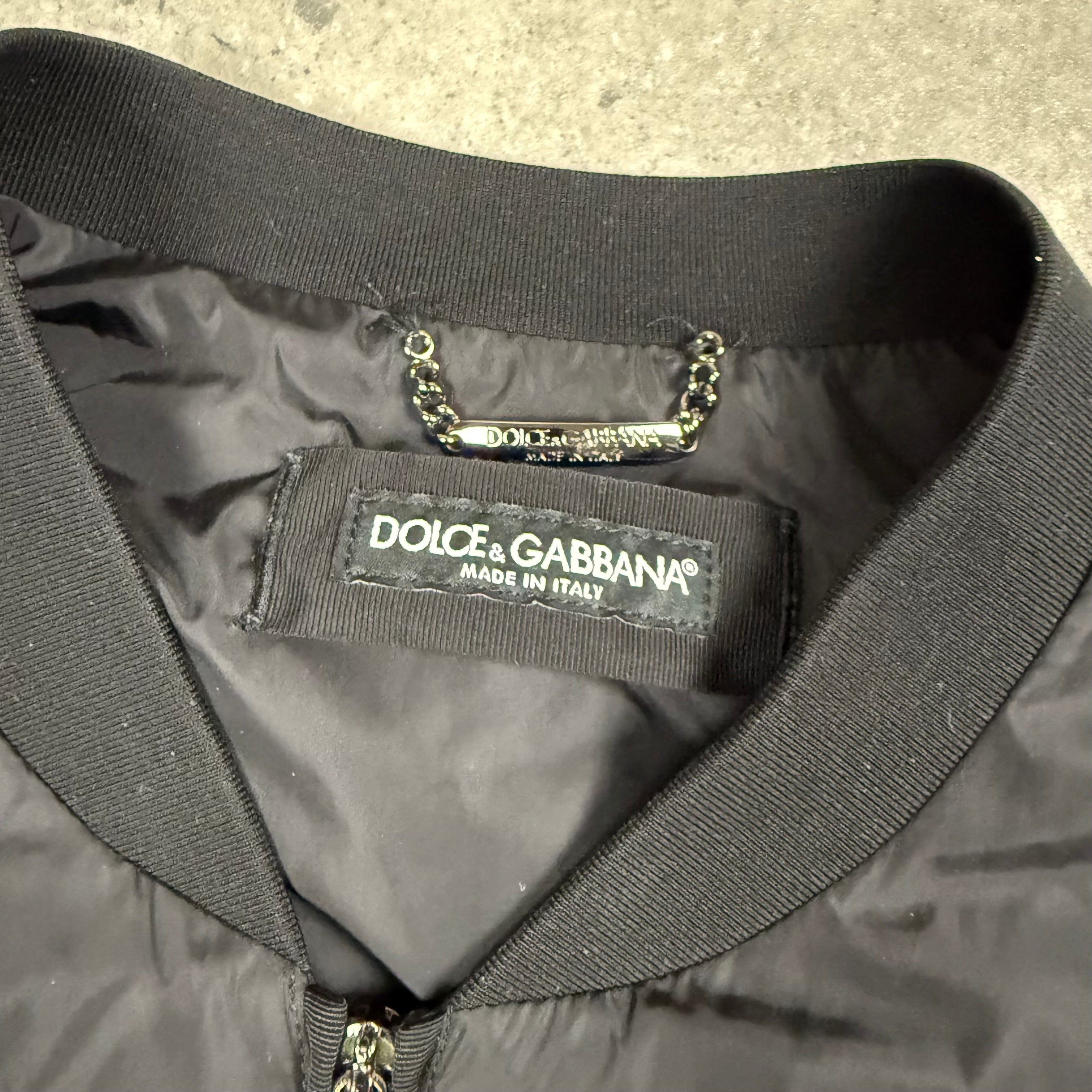 DOLCE & GABBANA BOMBER JACKET - (S)