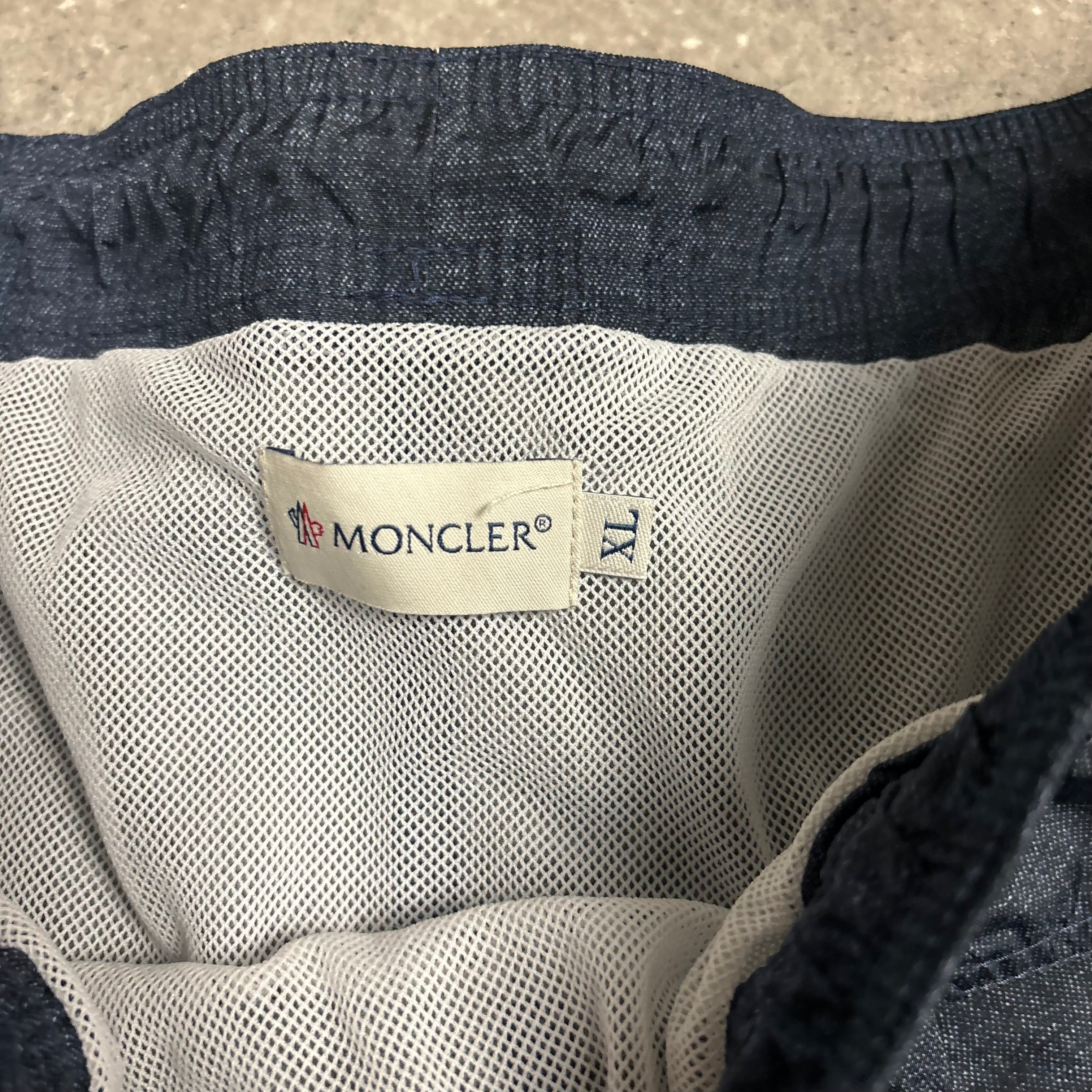 MONCLER GRAPHITE SWIM SHORTS - (XL)