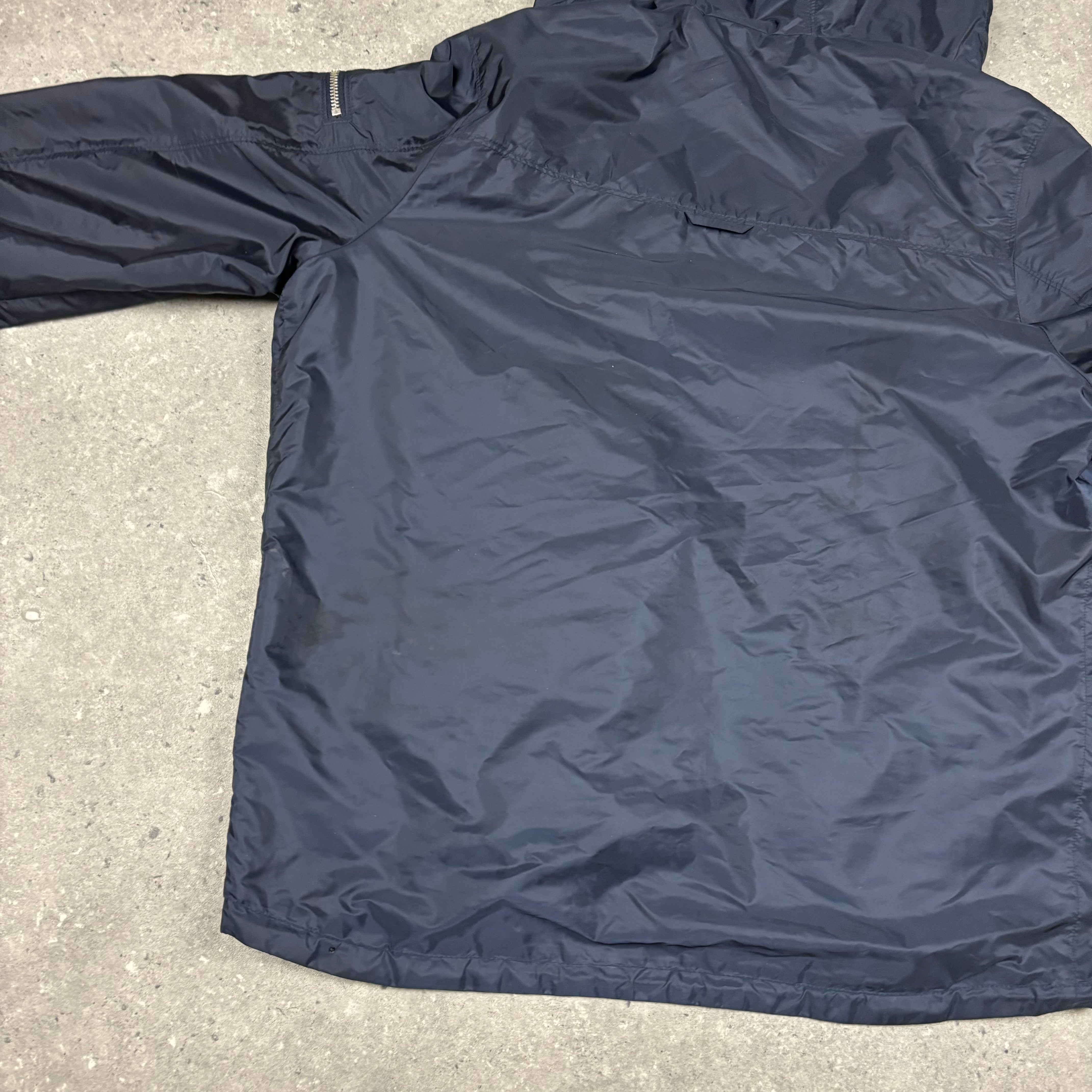 PRADA REVERSIBLE NYLON JACKET NAVY - (S)
