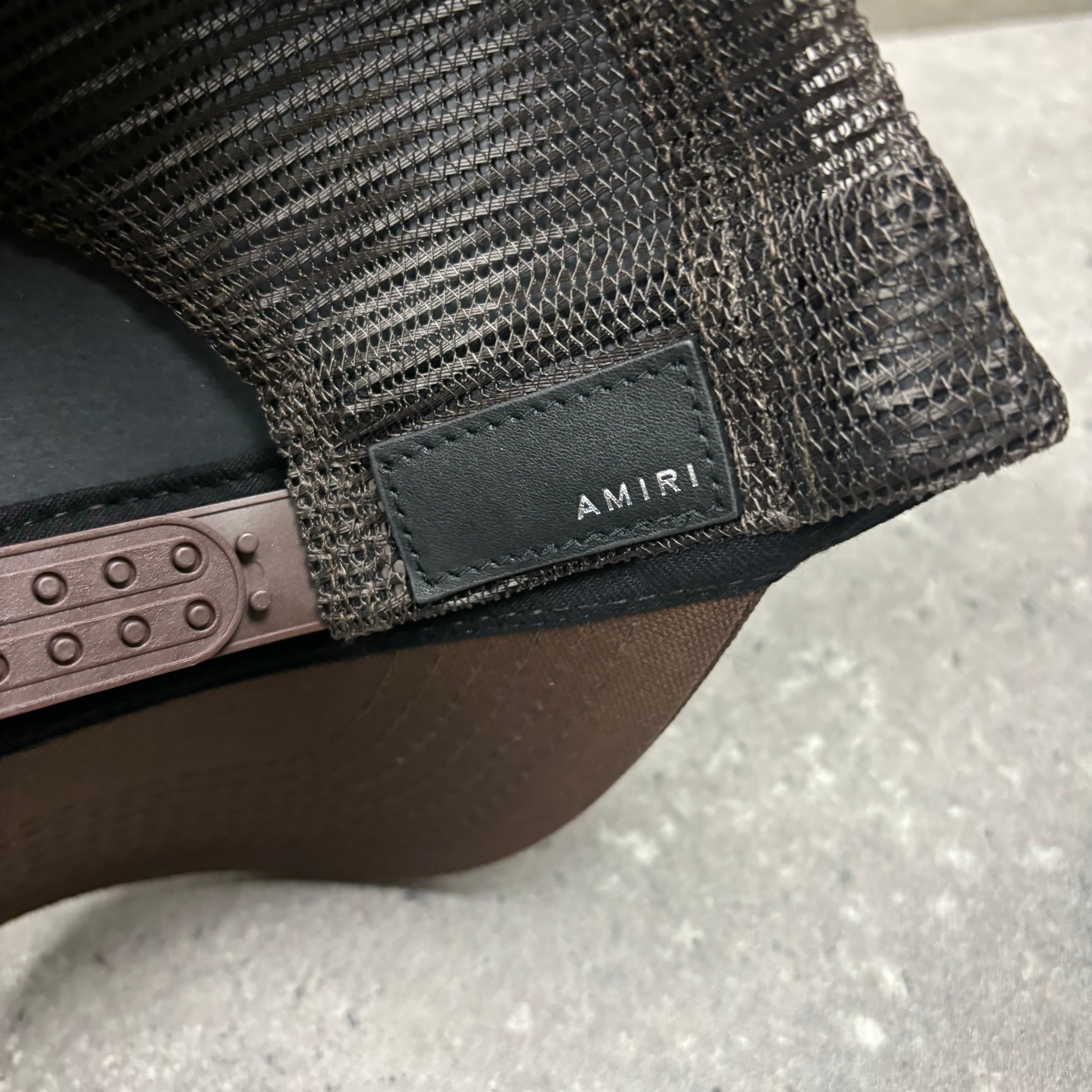 AMIRI RECORDS TRUCKER CAP