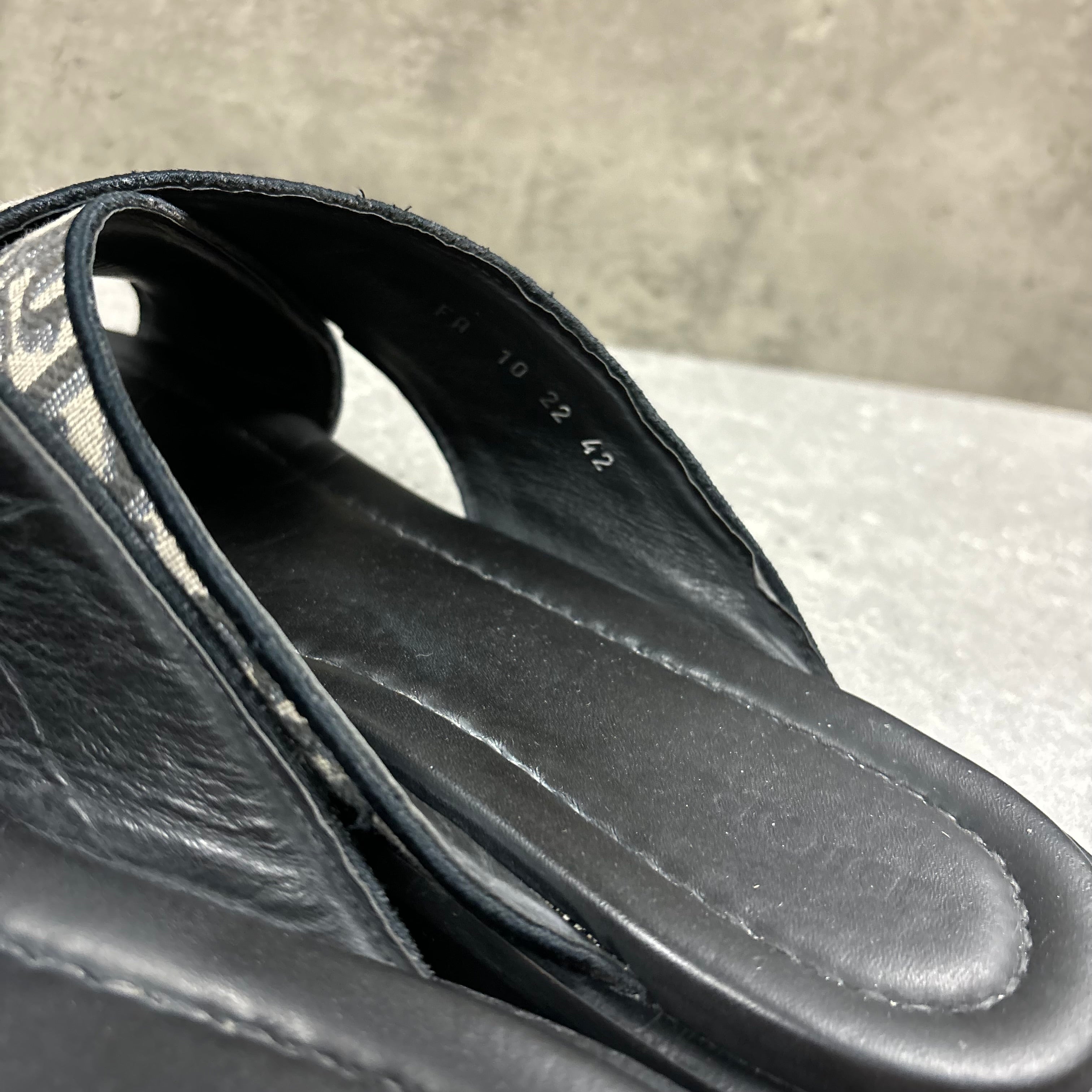 DIOR ALIAS SANDALS BLUE OBLIQUE - (EU42 / UK8)