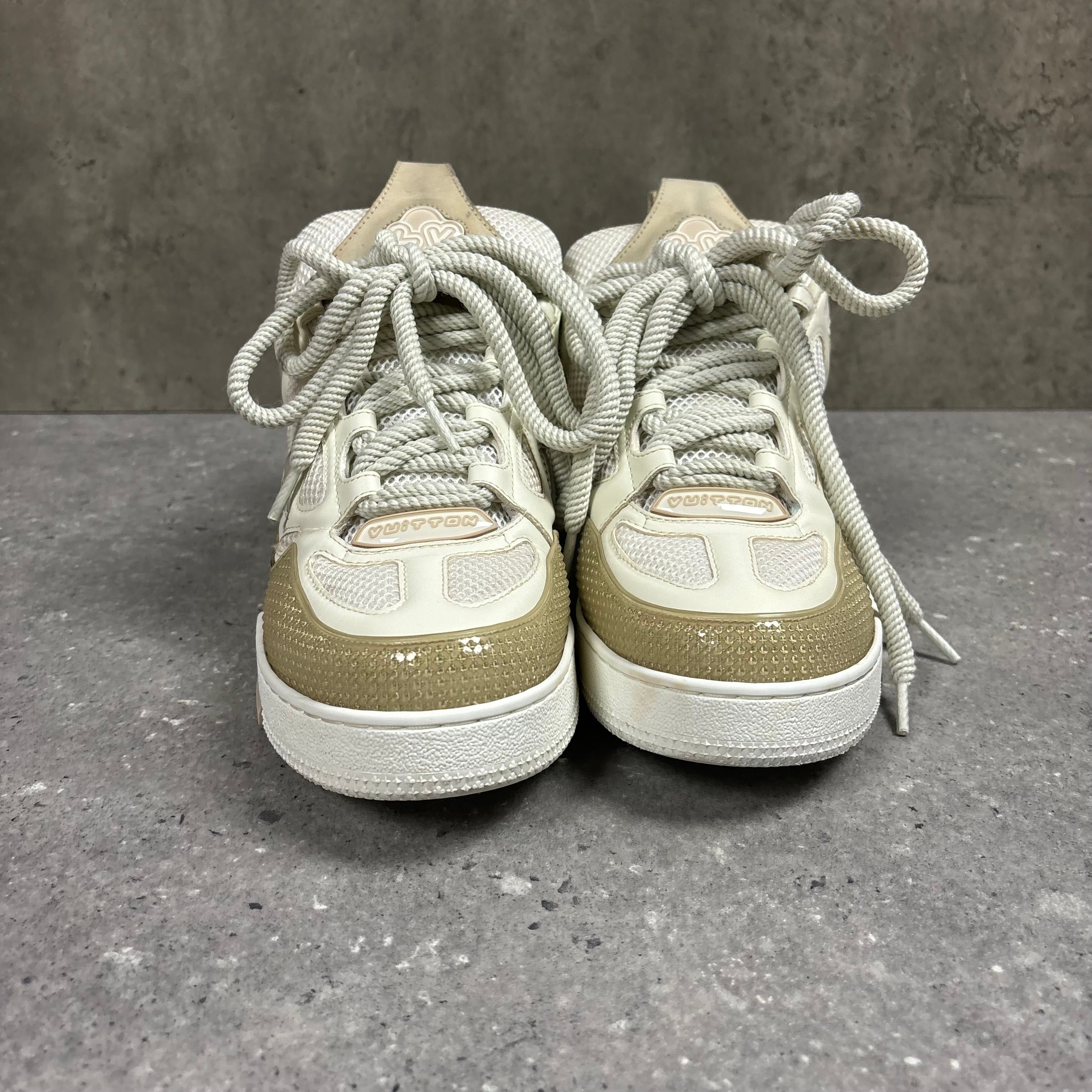 LOUIS VUITTON BEIGE SKATES EU43.5 (FITS UK10.5)