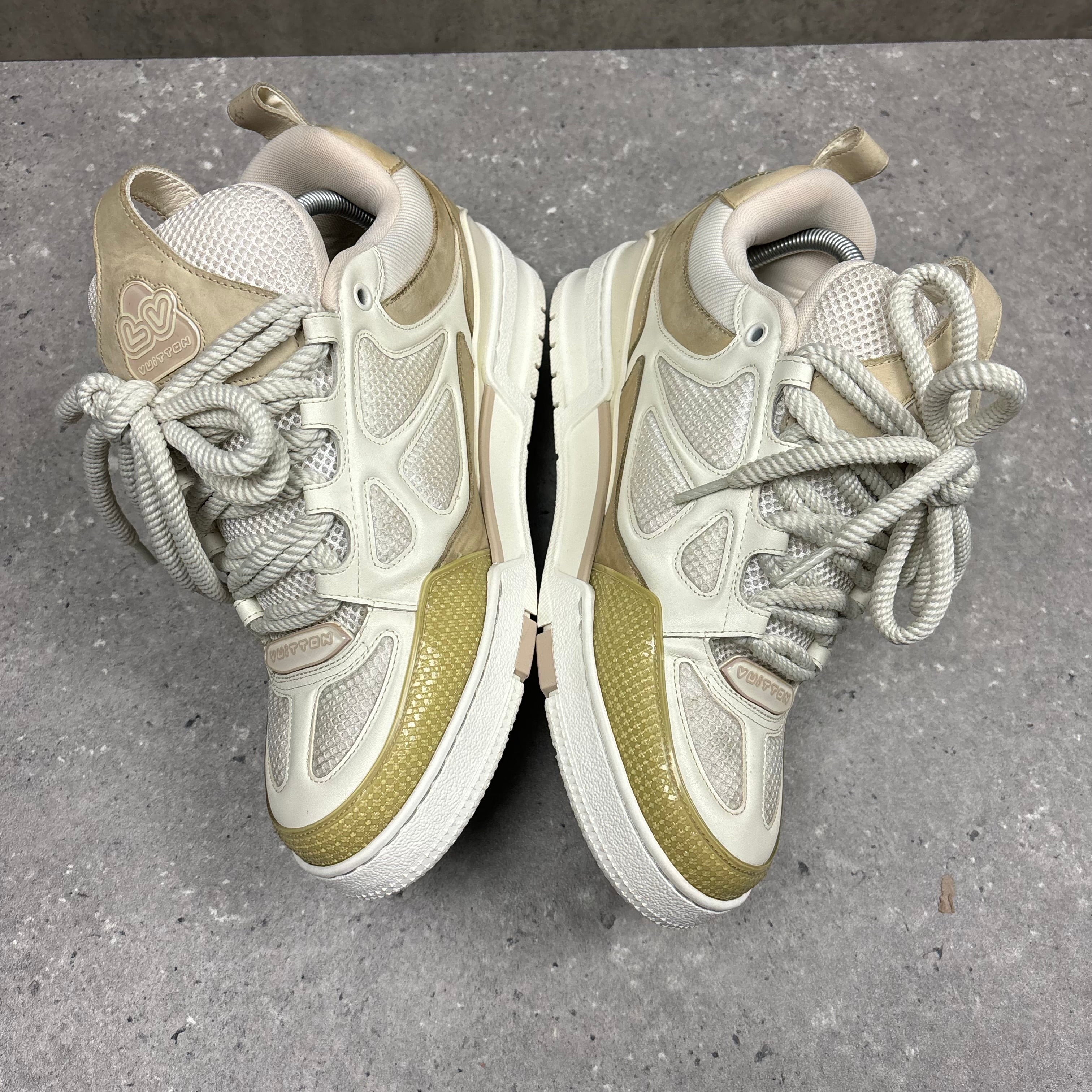 LOUIS VUITTON SKATES BEIGE - EU42 ( FITS UK 9 )
