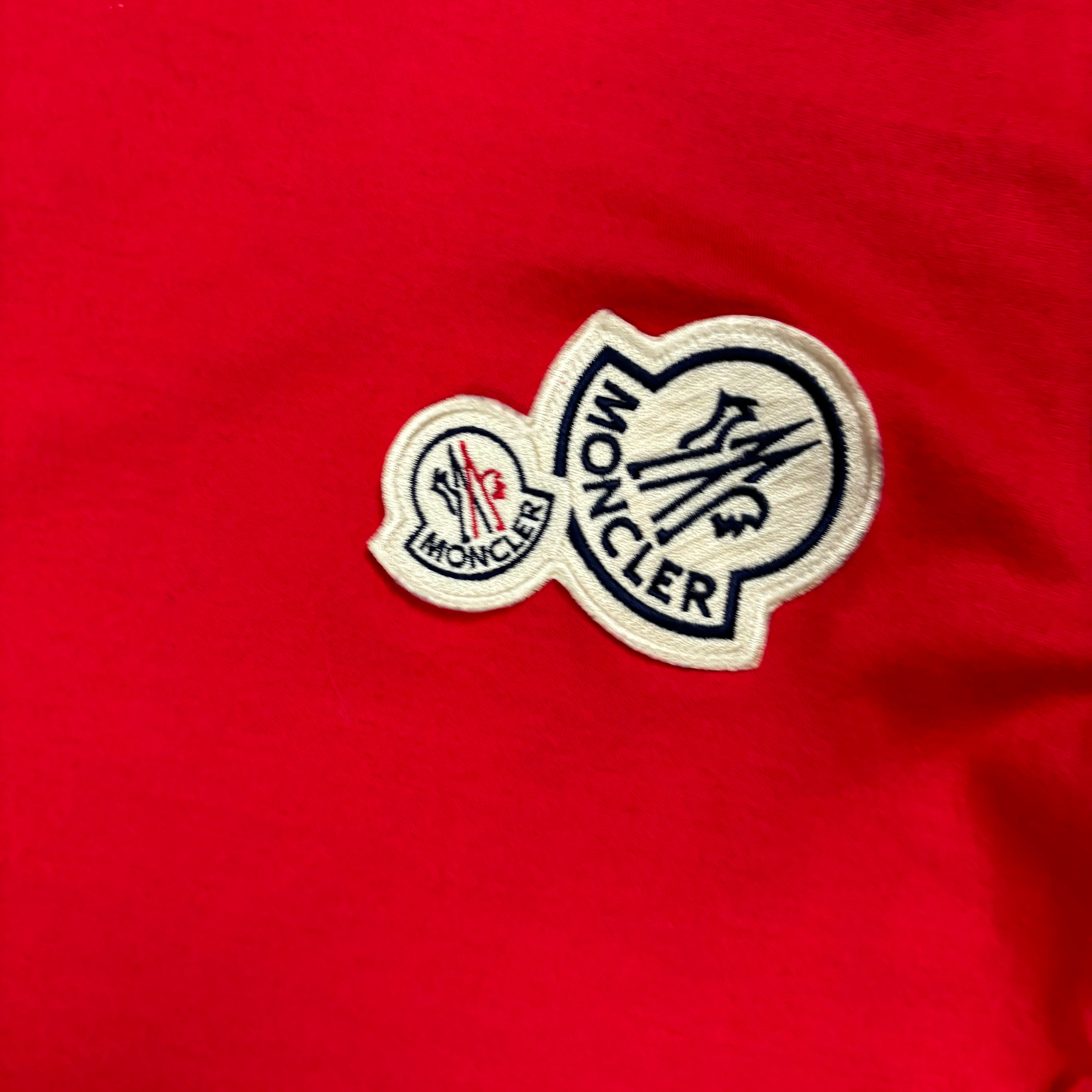 MONCLER MAGLIA T-SHIRT RED - (M)