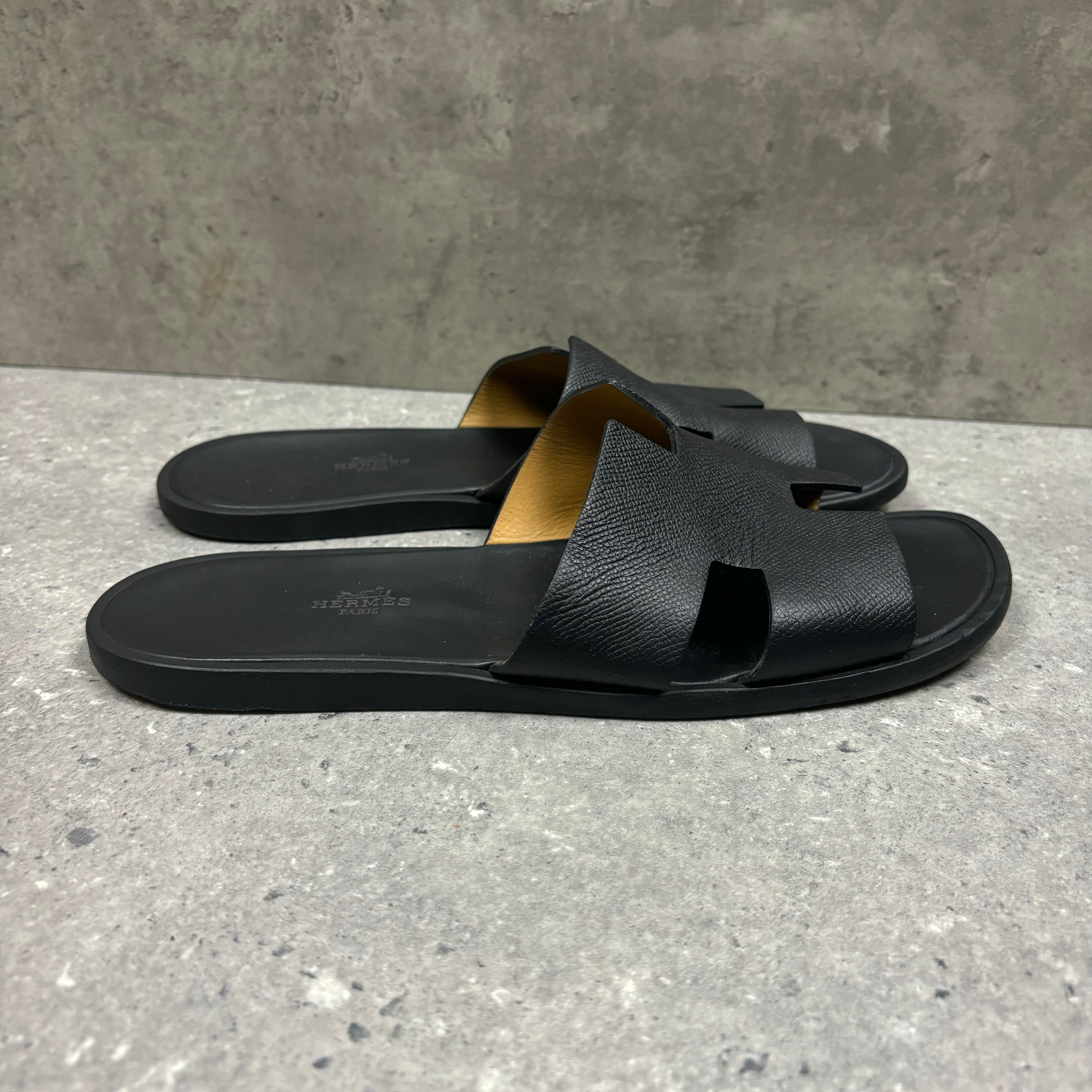 HERMES SANDALS BLACK - (EU43 / UK9)