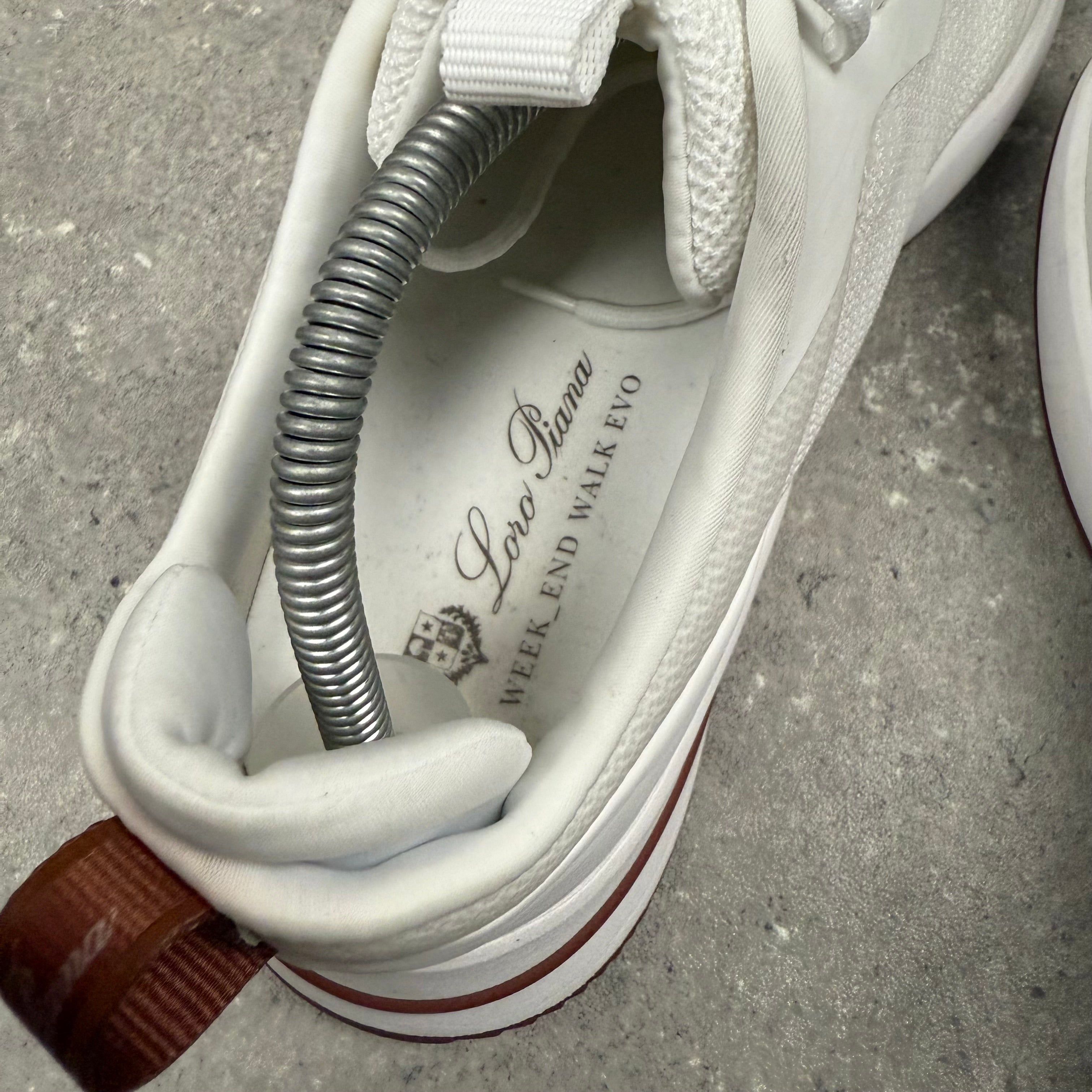 LORO PIANA WEEKEND WALK WHITE - (EU42.5 / UK8.5)