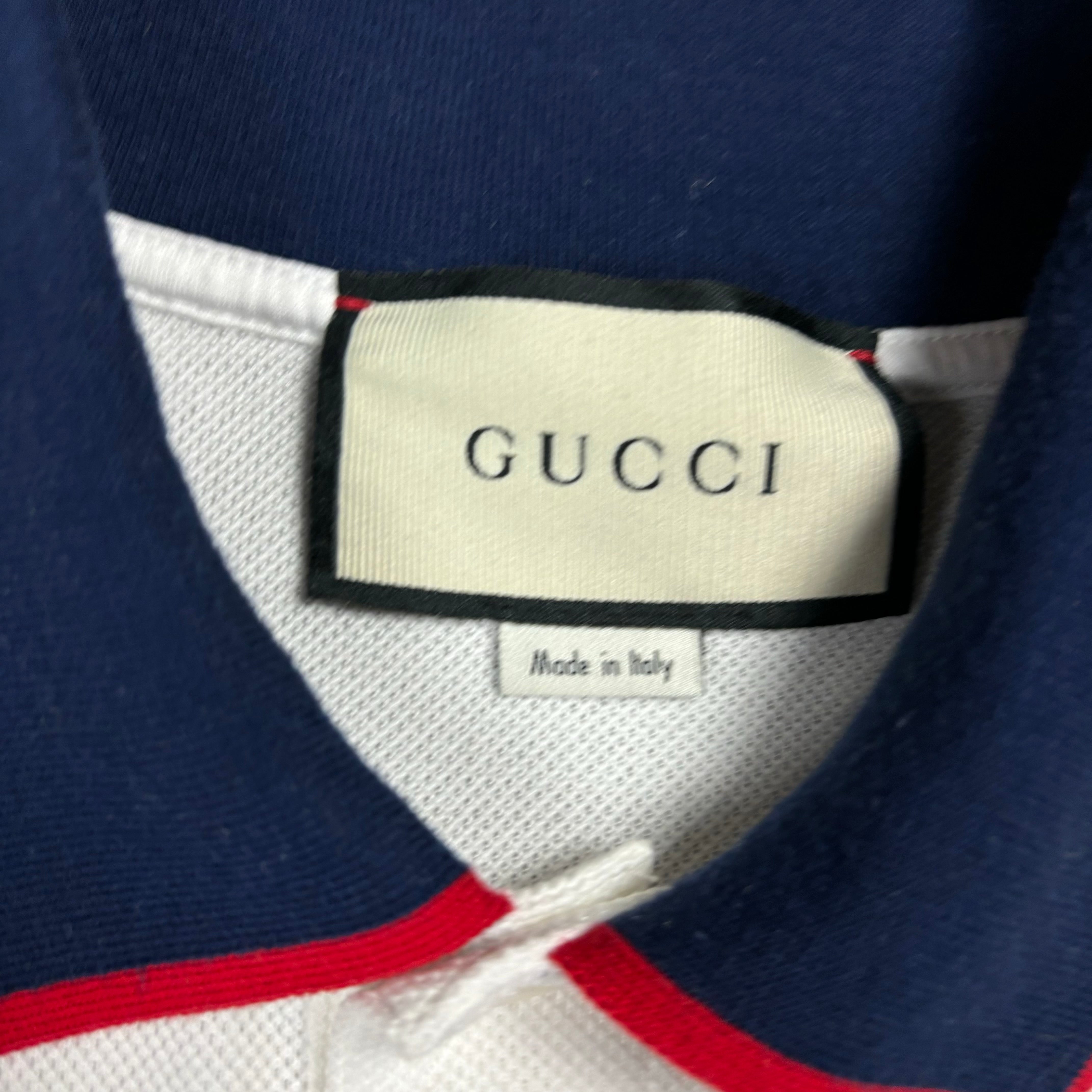 GUCCI POLO WHITE (FITS M)