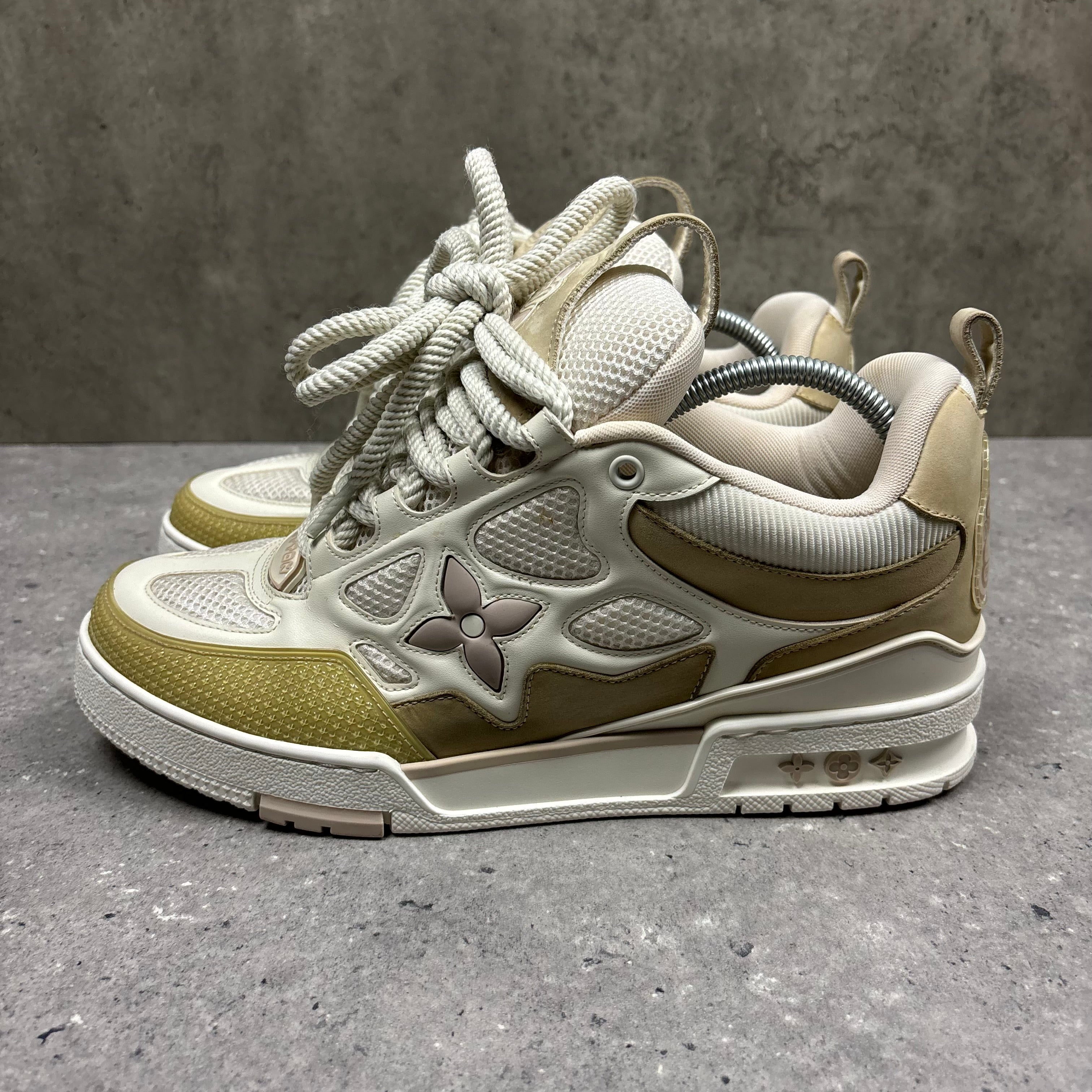 LOUIS VUITTON SKATES BEIGE - EU42 ( FITS UK 9 )