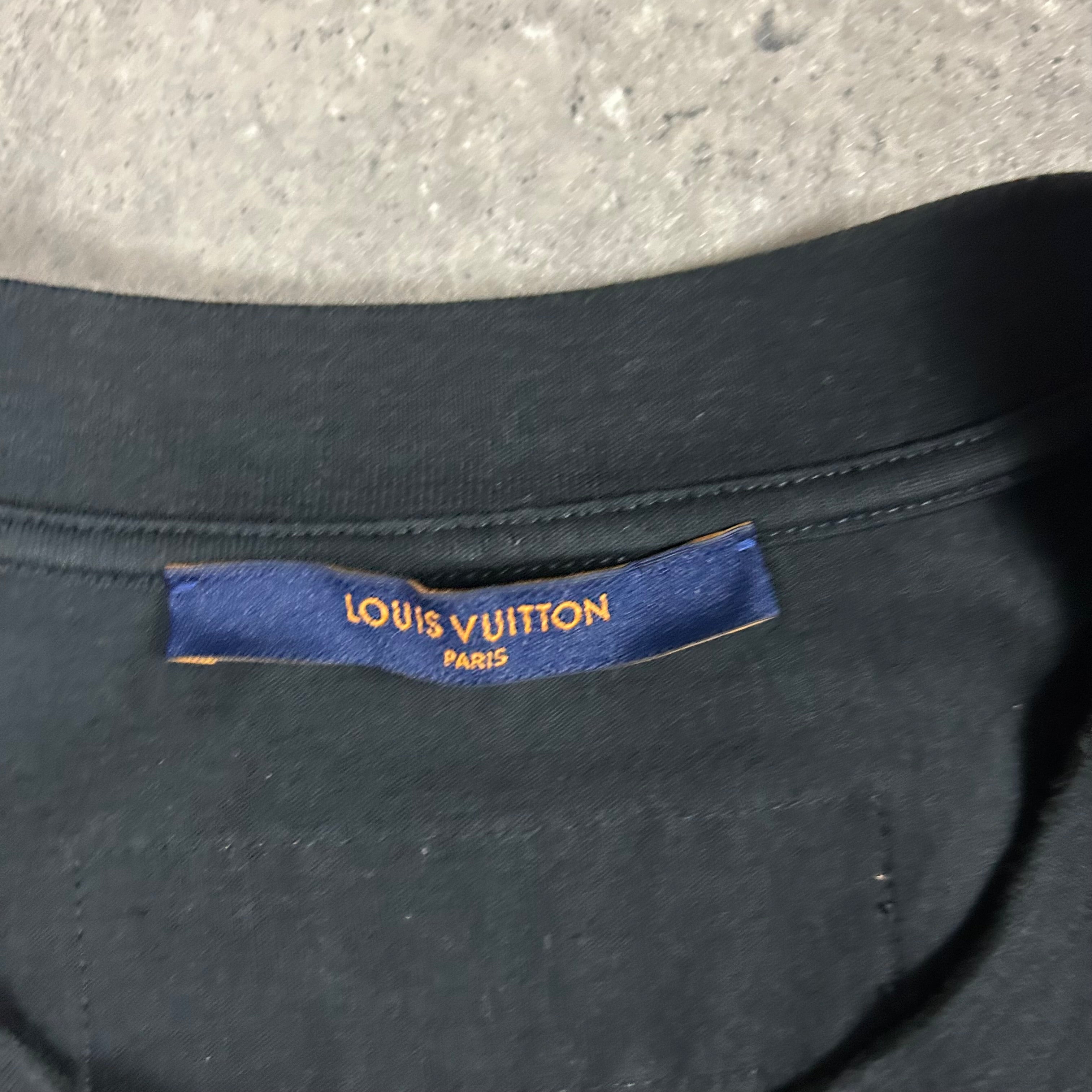 LOUIS VUITTON CRAFTMANSHIP T-SHIRT BLACK - (S)