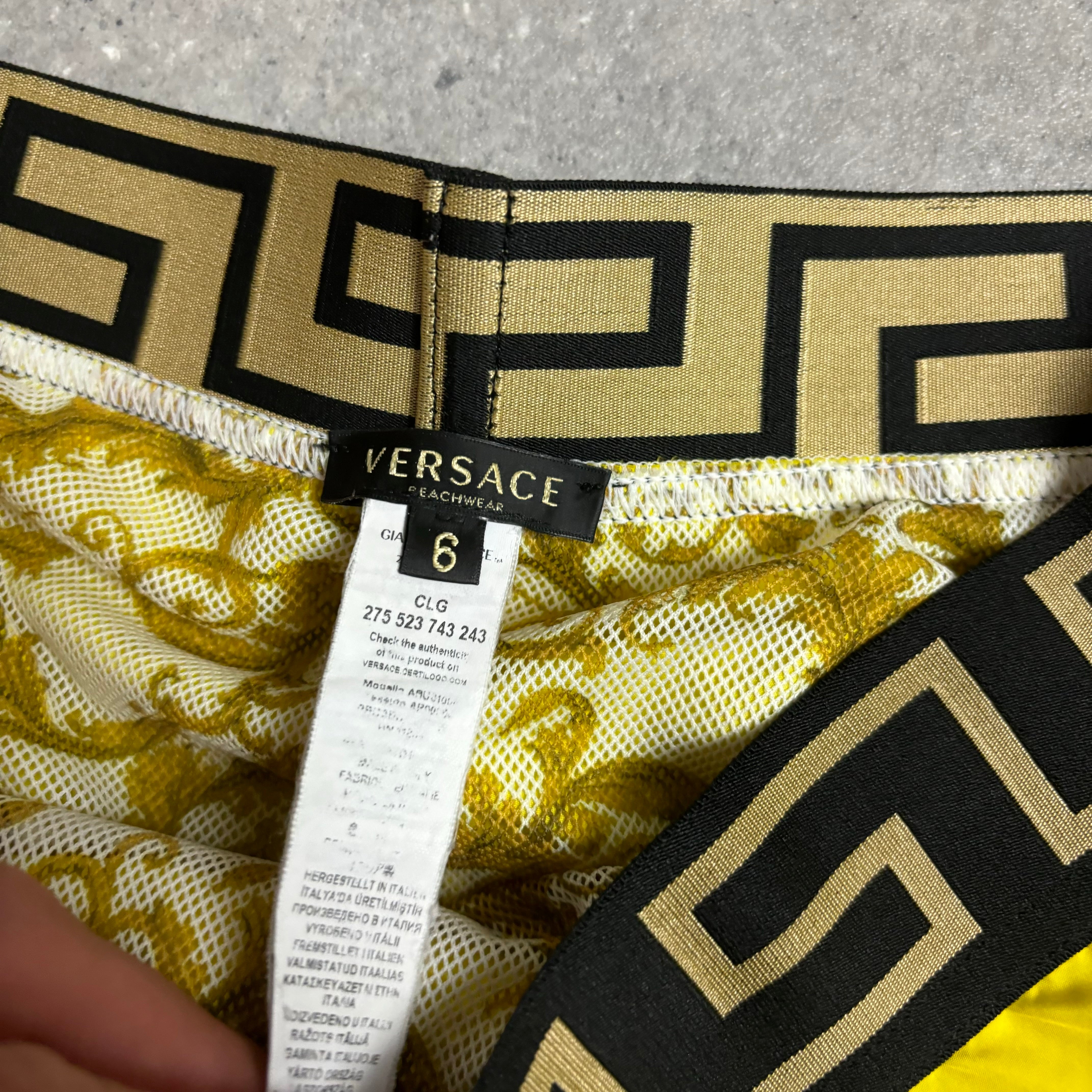 VERSACE SWIM SHORTS - 6 (L)
