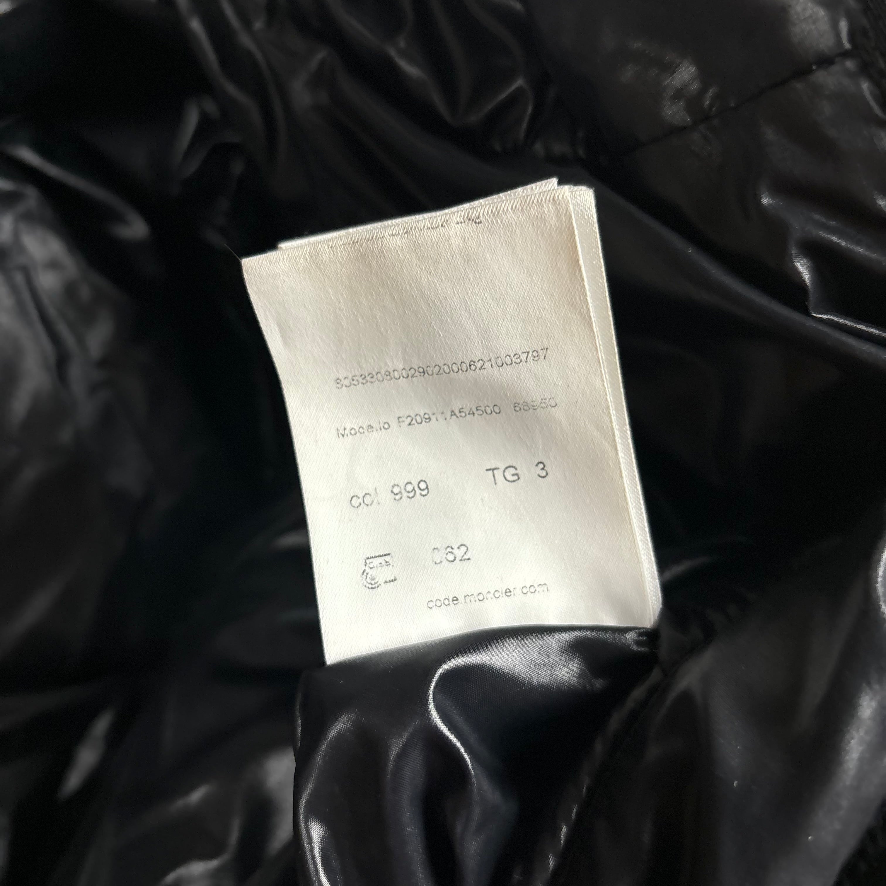 MONCLER ECRINS JACKET BLACK - (M)