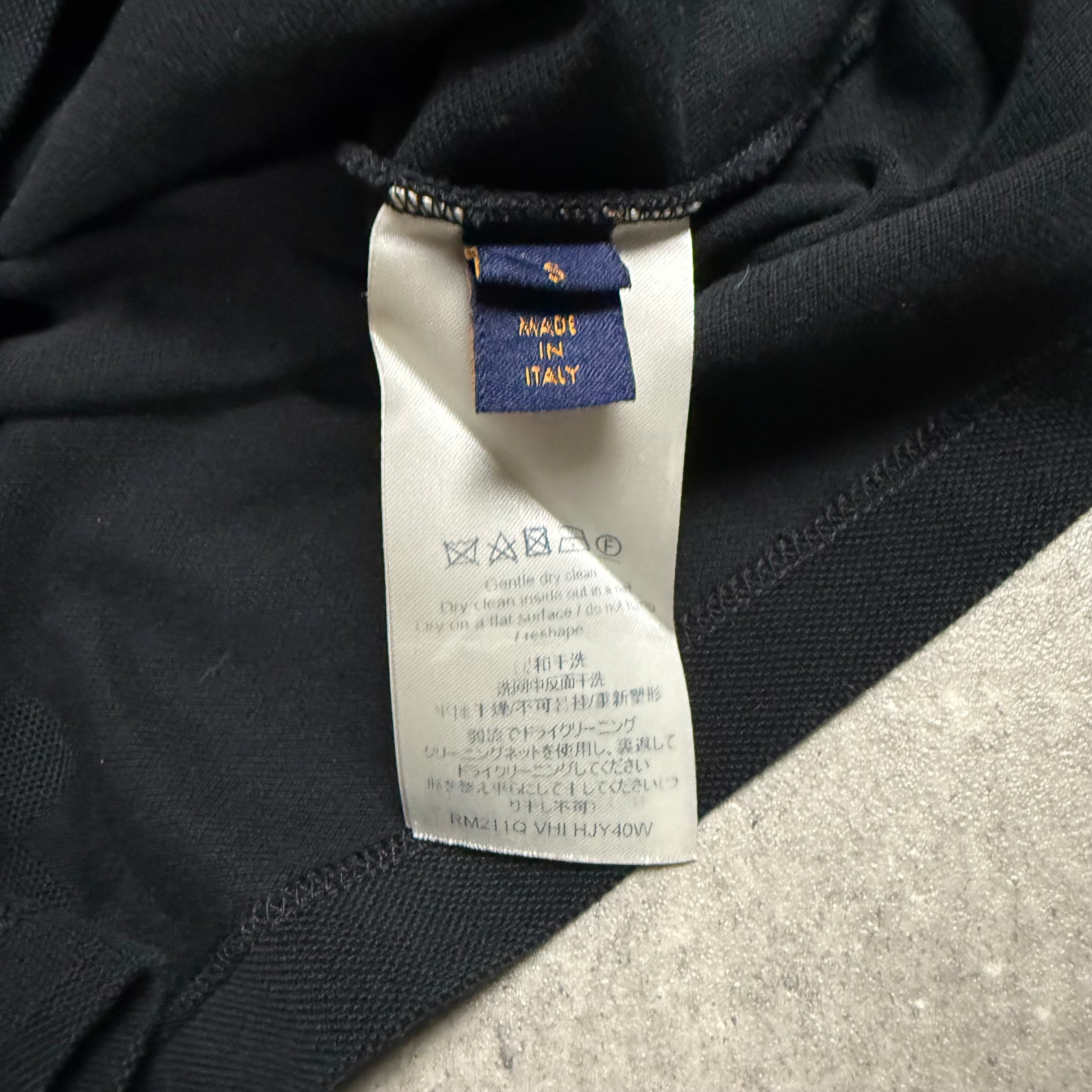LOUIS VUITTON DAMIER T-SHIRT BLACK - (S)