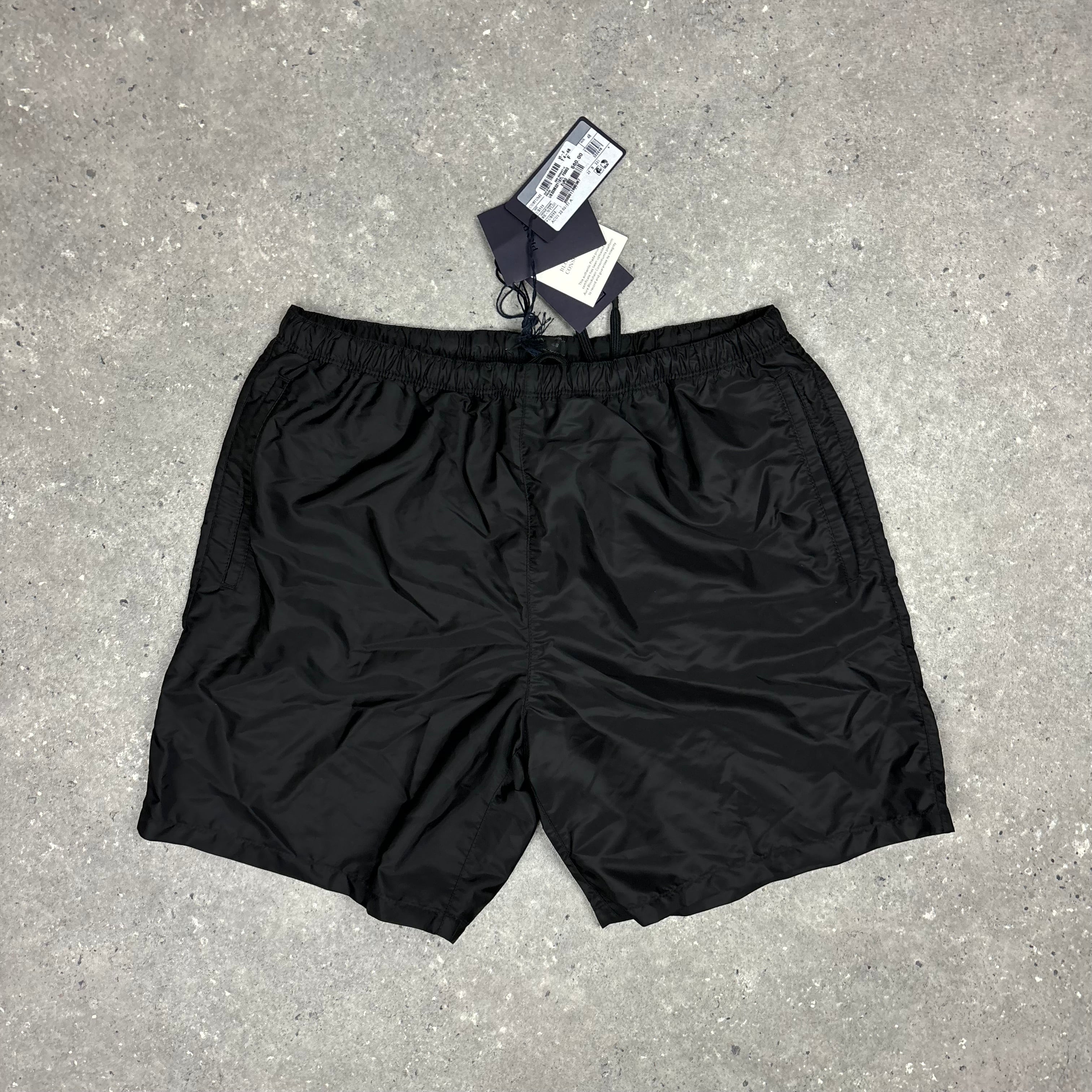 PRADA MILANO SWIM SHORTS BLACK - (M)