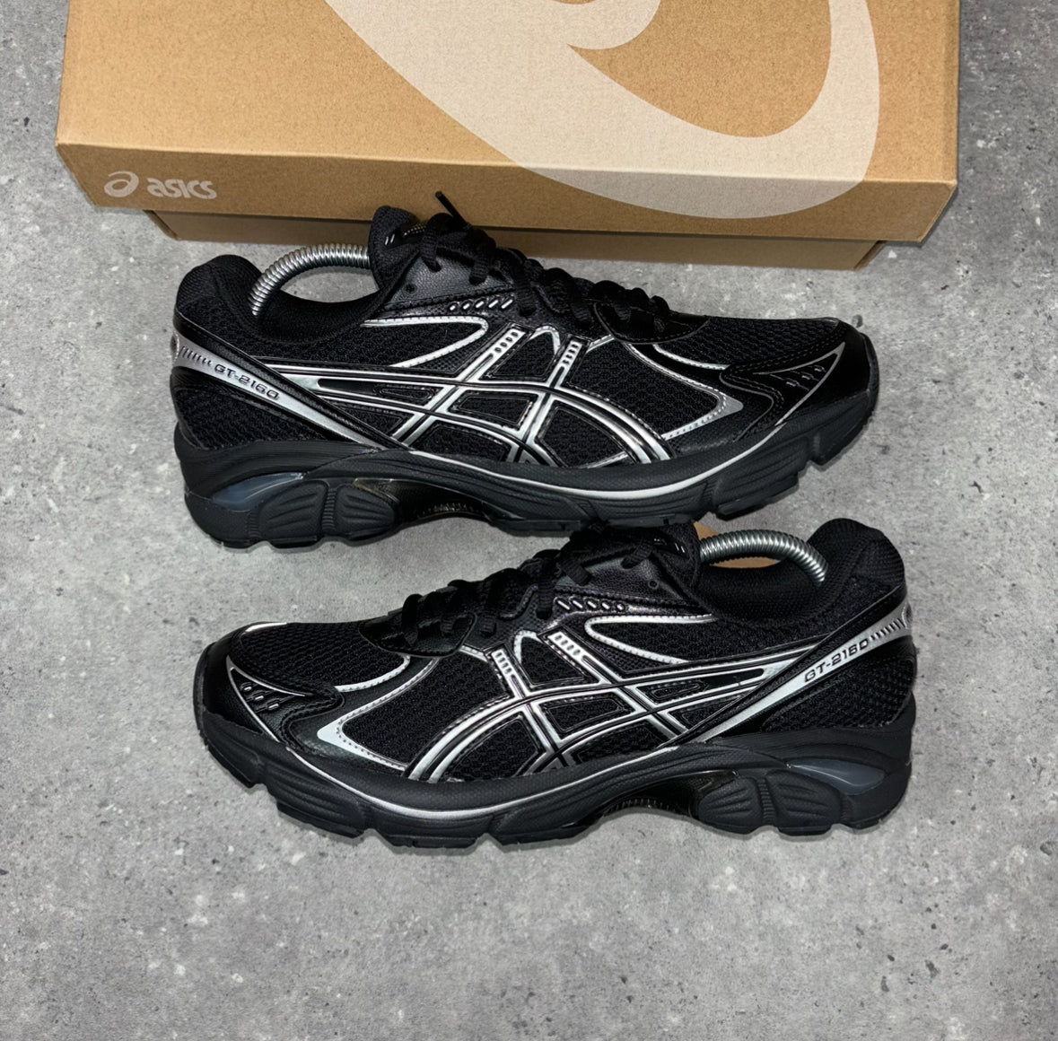 ASICS GT2160 - BLACK / PURE SILVER