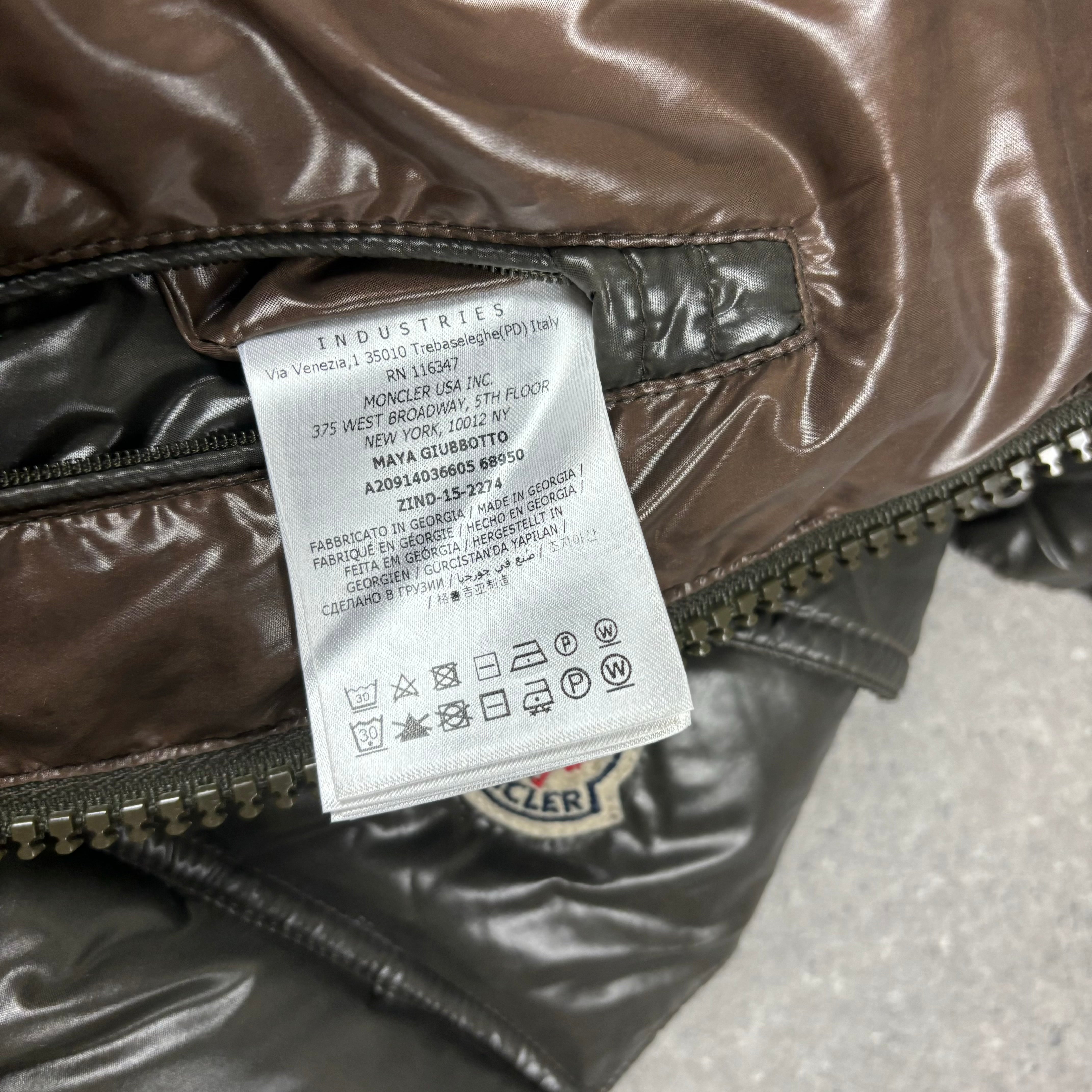 MONCLER MAYA JACKET KHAKI - (XL)