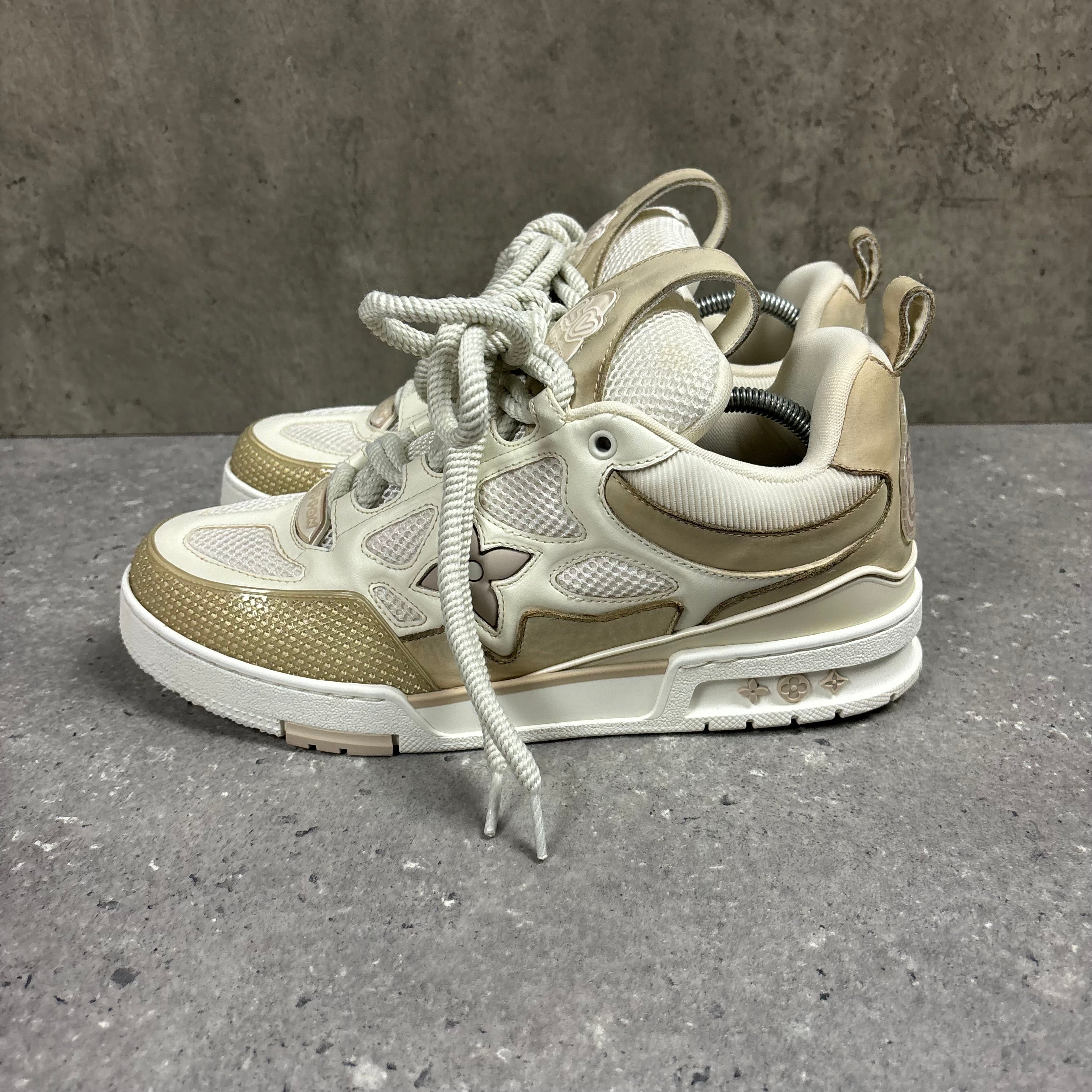 LOUIS VUITTON BEIGE SKATES EU43.5 (FITS UK10.5)