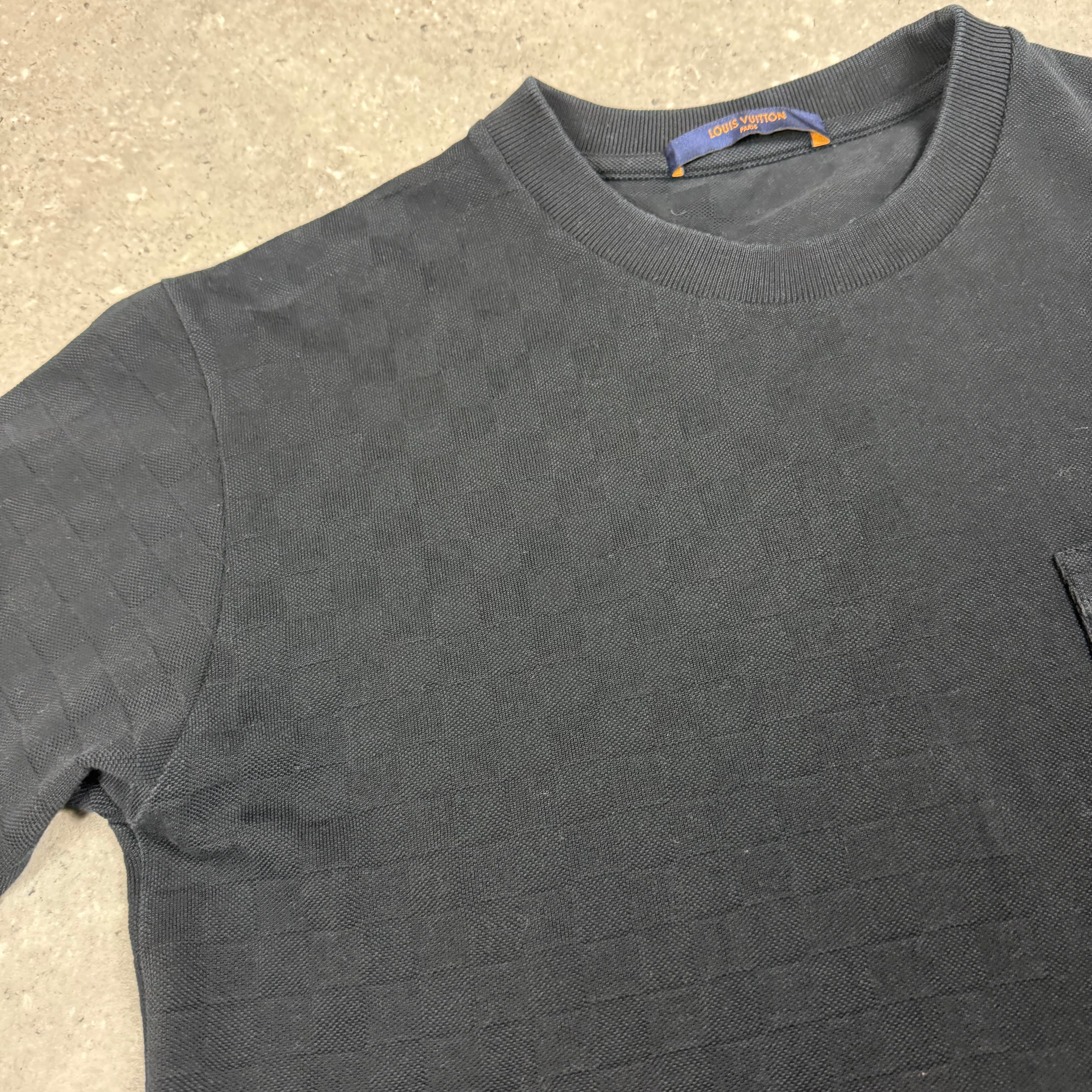 LOUIS VUITTON DAMIER T-SHIRT BLACK - (S)