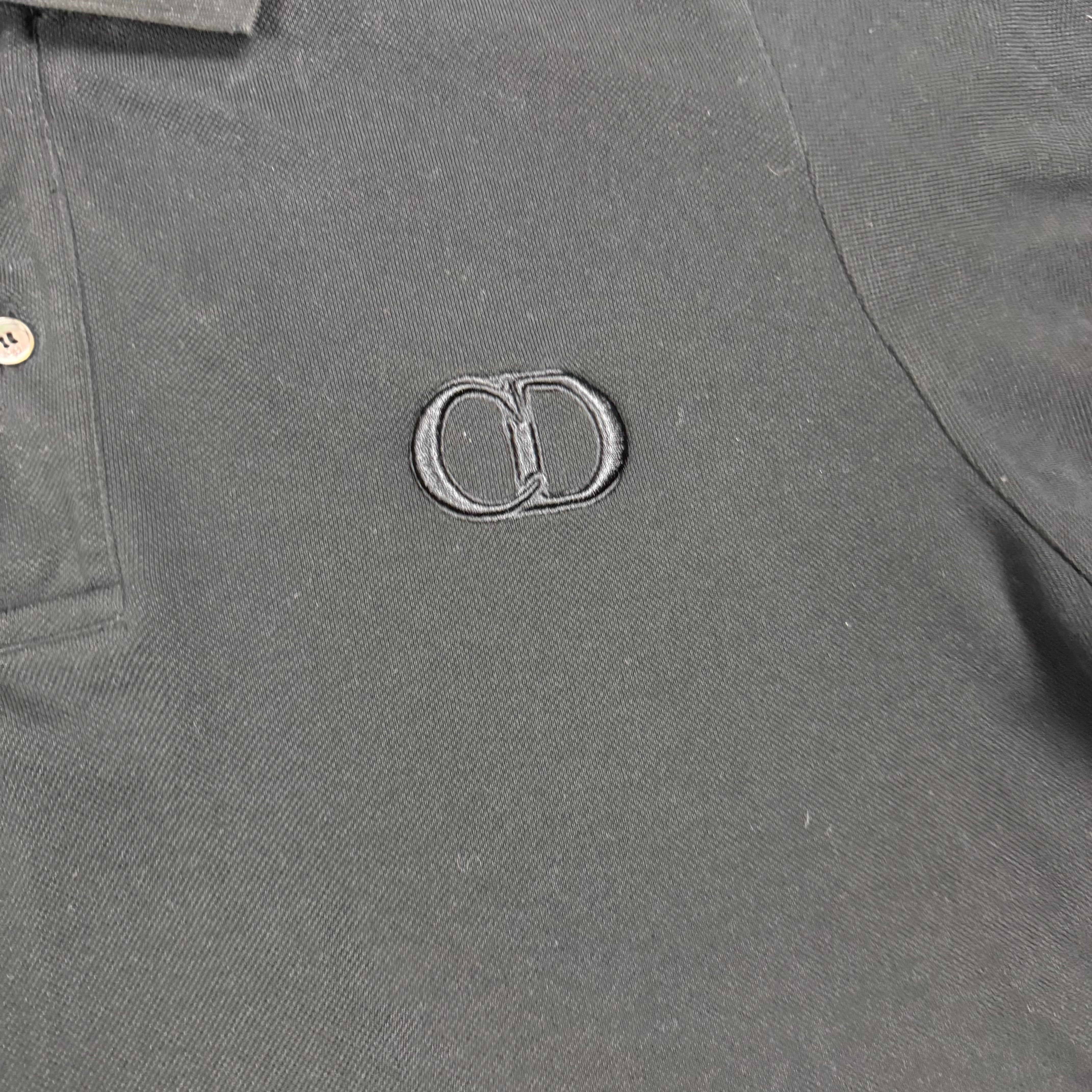 DIOR CD ICON POLO BLACK - L (FITS M)