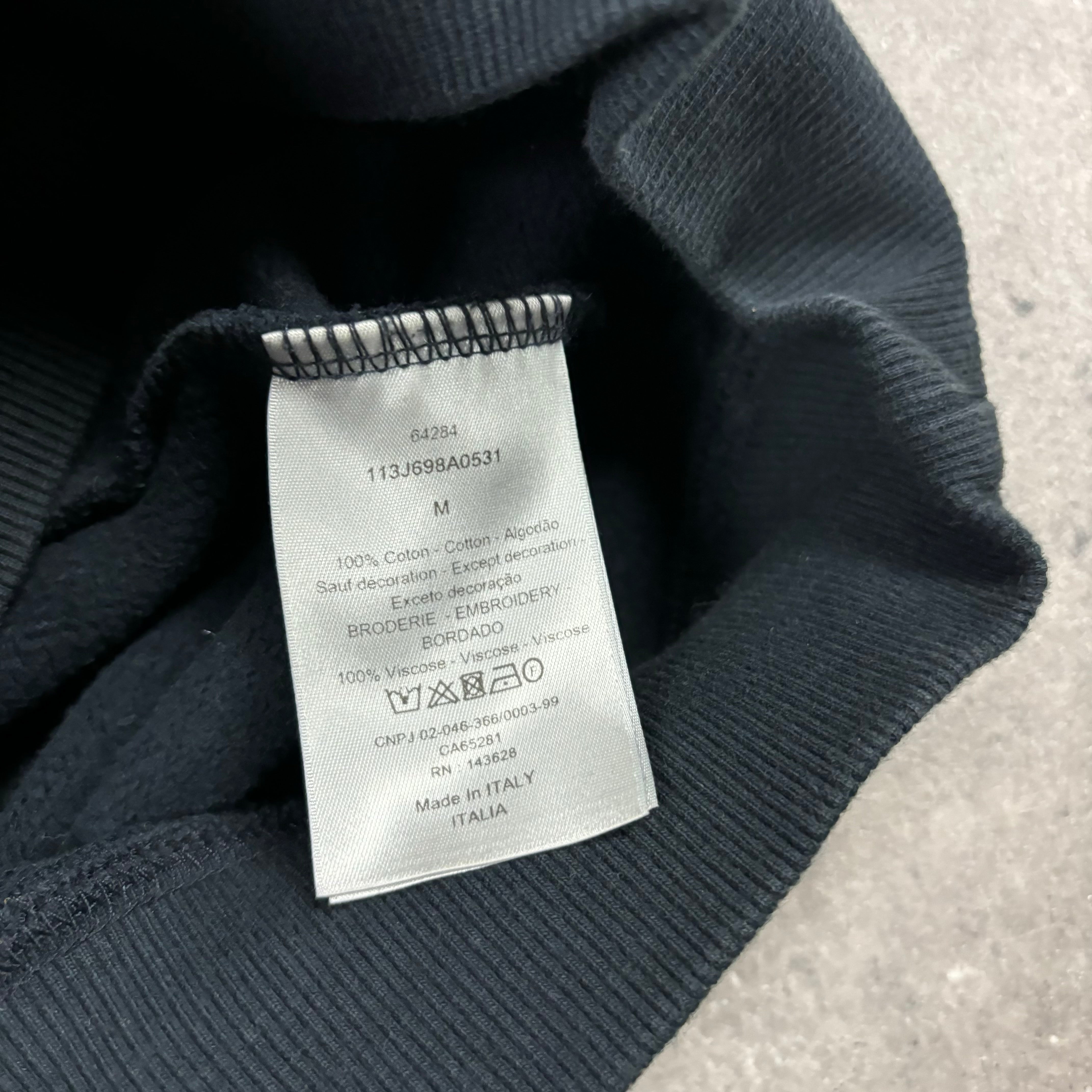 DIOR CD ICON HOODIE NAVY (FITS S)