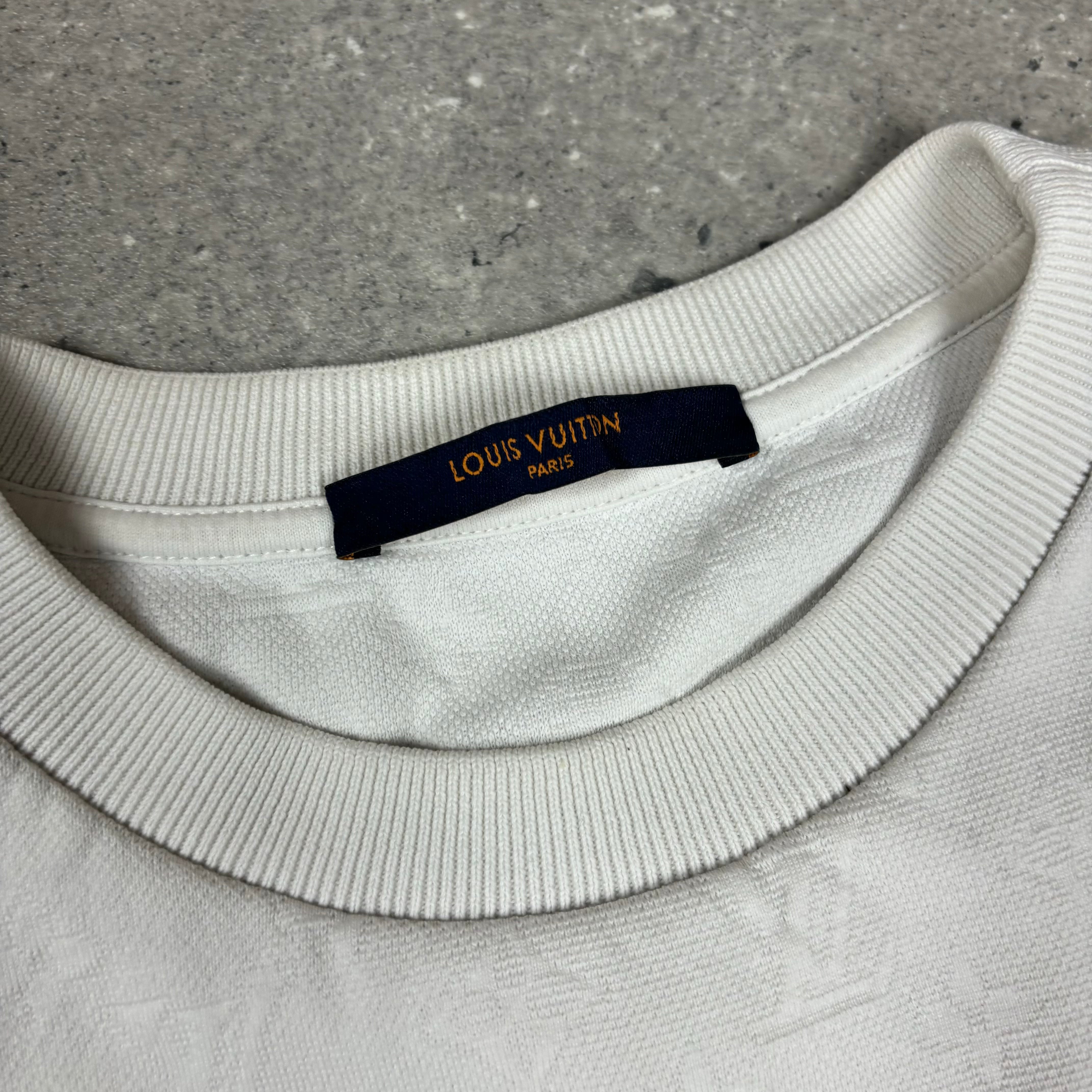 LOUIS VUITTON MONOGRAM WHITE T-SHIRT - (S)
