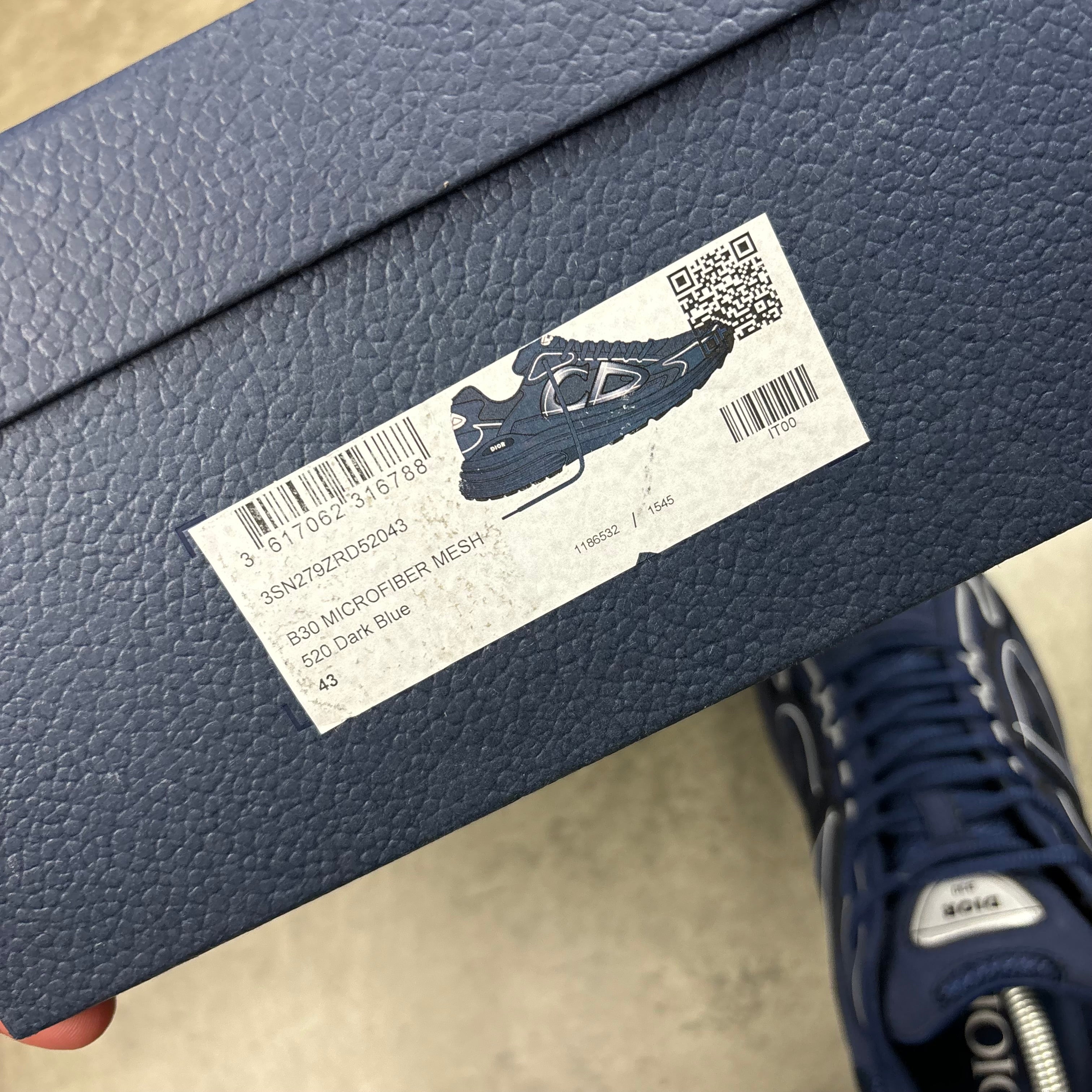 DIOR B30 NAVY - (EU43 / UK9)