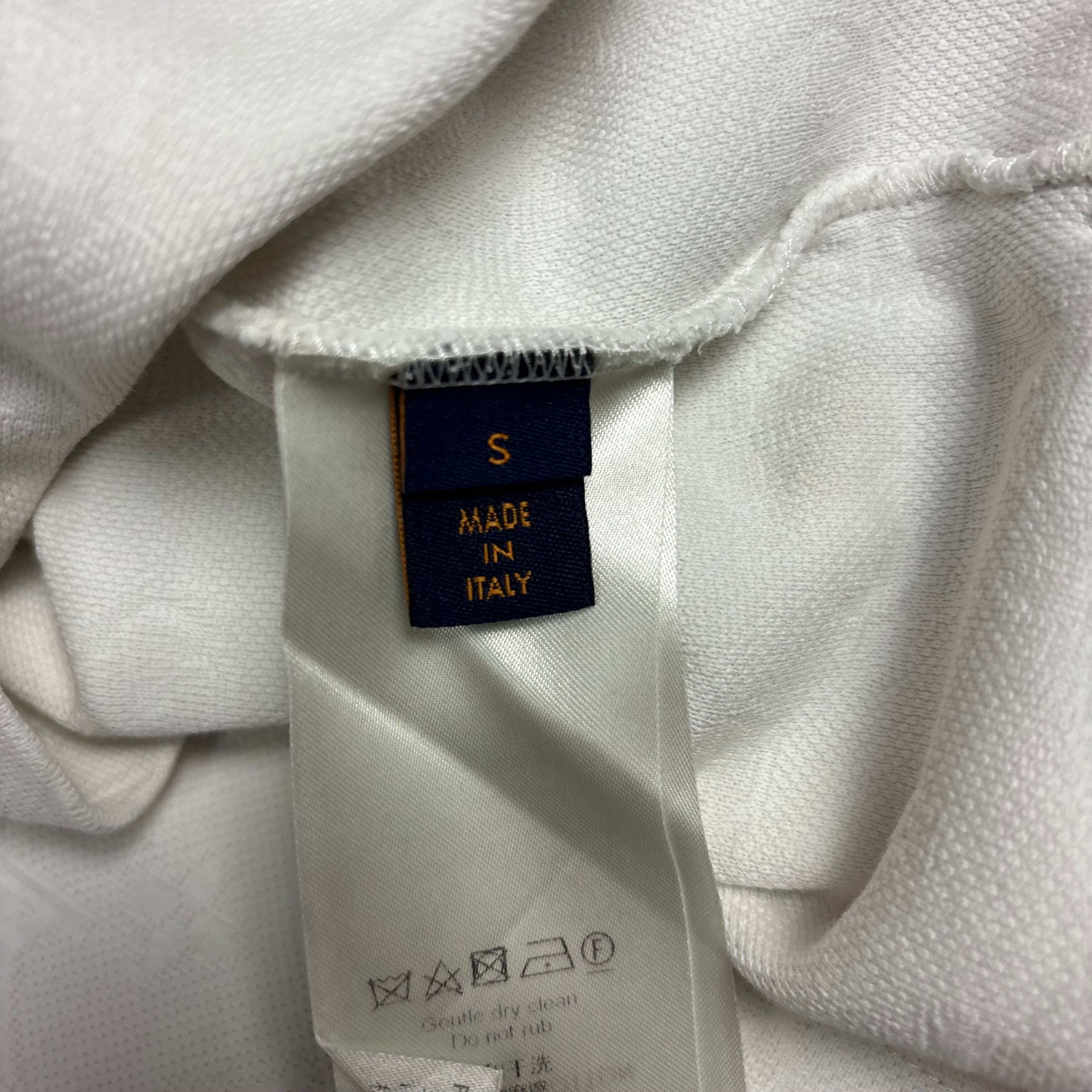 LOUIS VUITTON MONOGRAM WHITE T-SHIRT - (S)