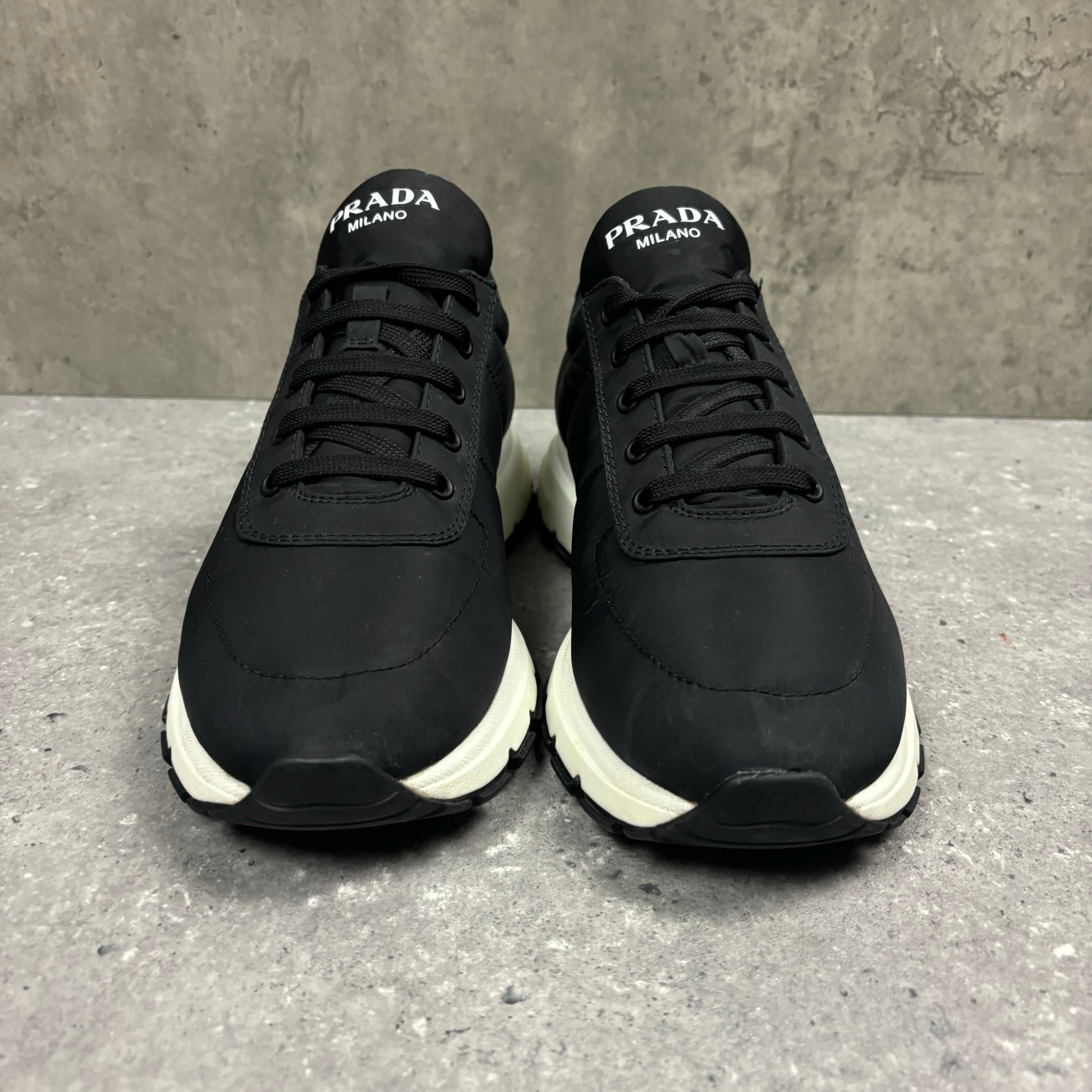 PRADA NYLON RUNNERS - EU 42 (FITS UK 9)