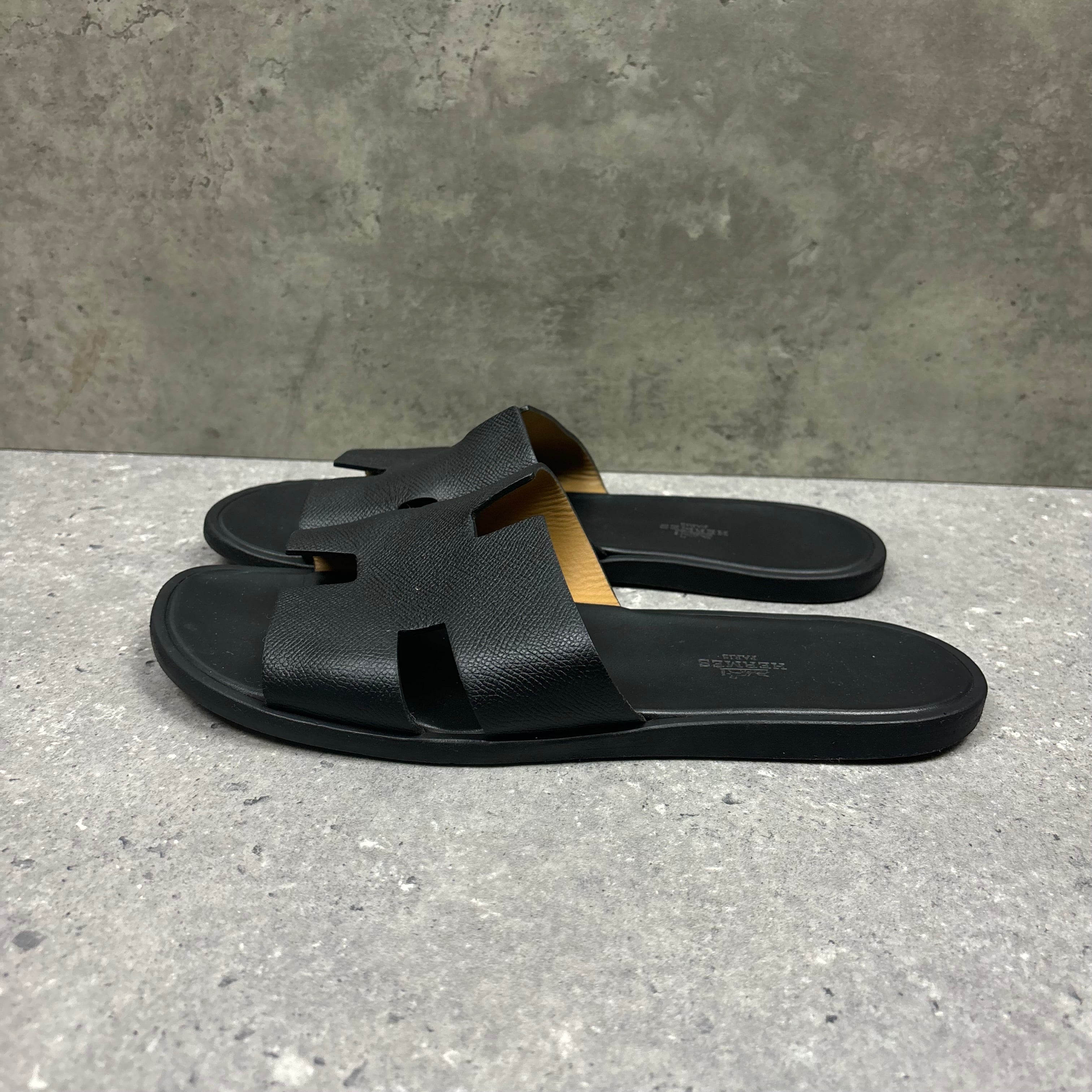 HERMES SANDALS BLACK - (EU43 / UK9)