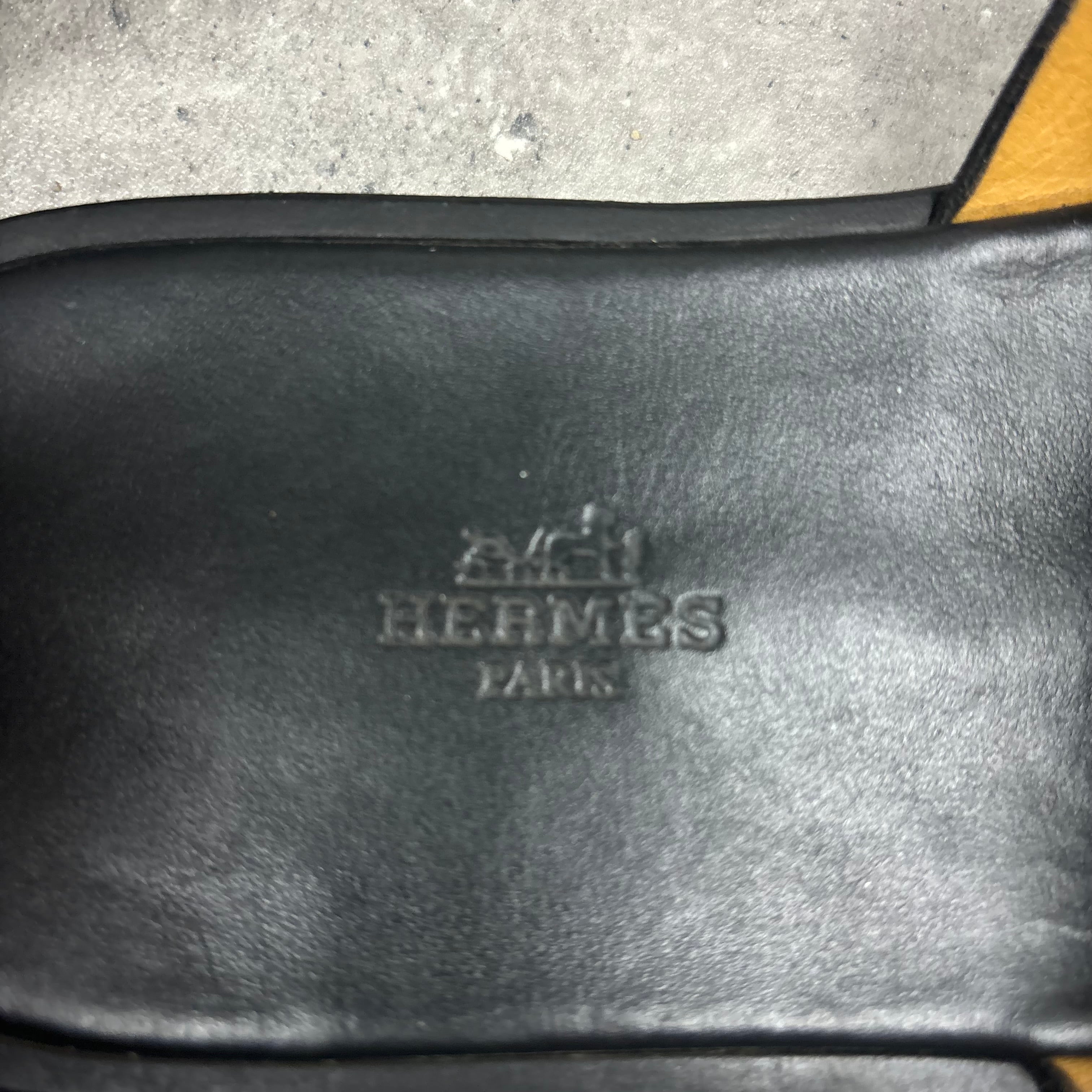 HERMES SANDALS BLACK - (EU43 / UK9)