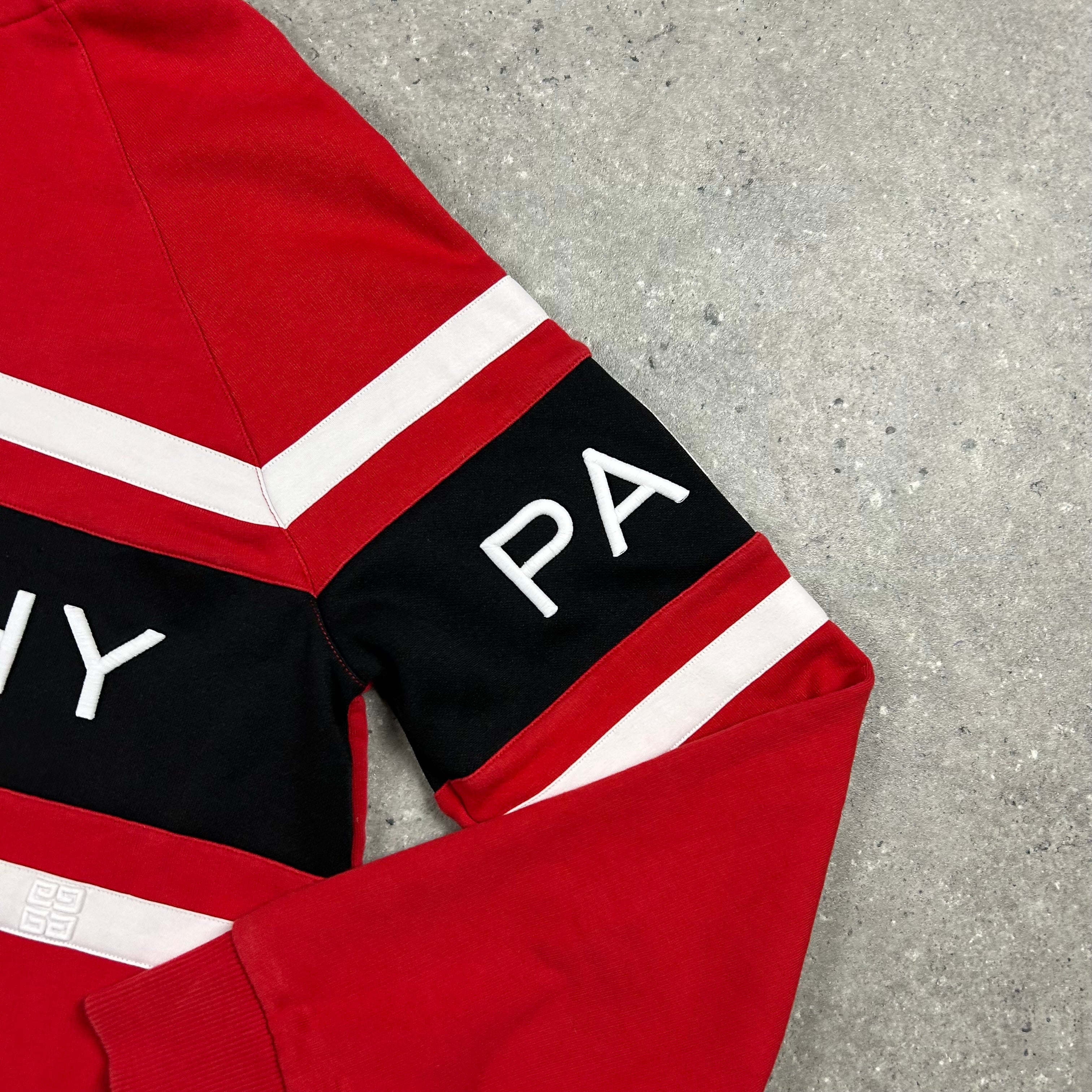 GIVENCHY HOODIE RED - (M)
