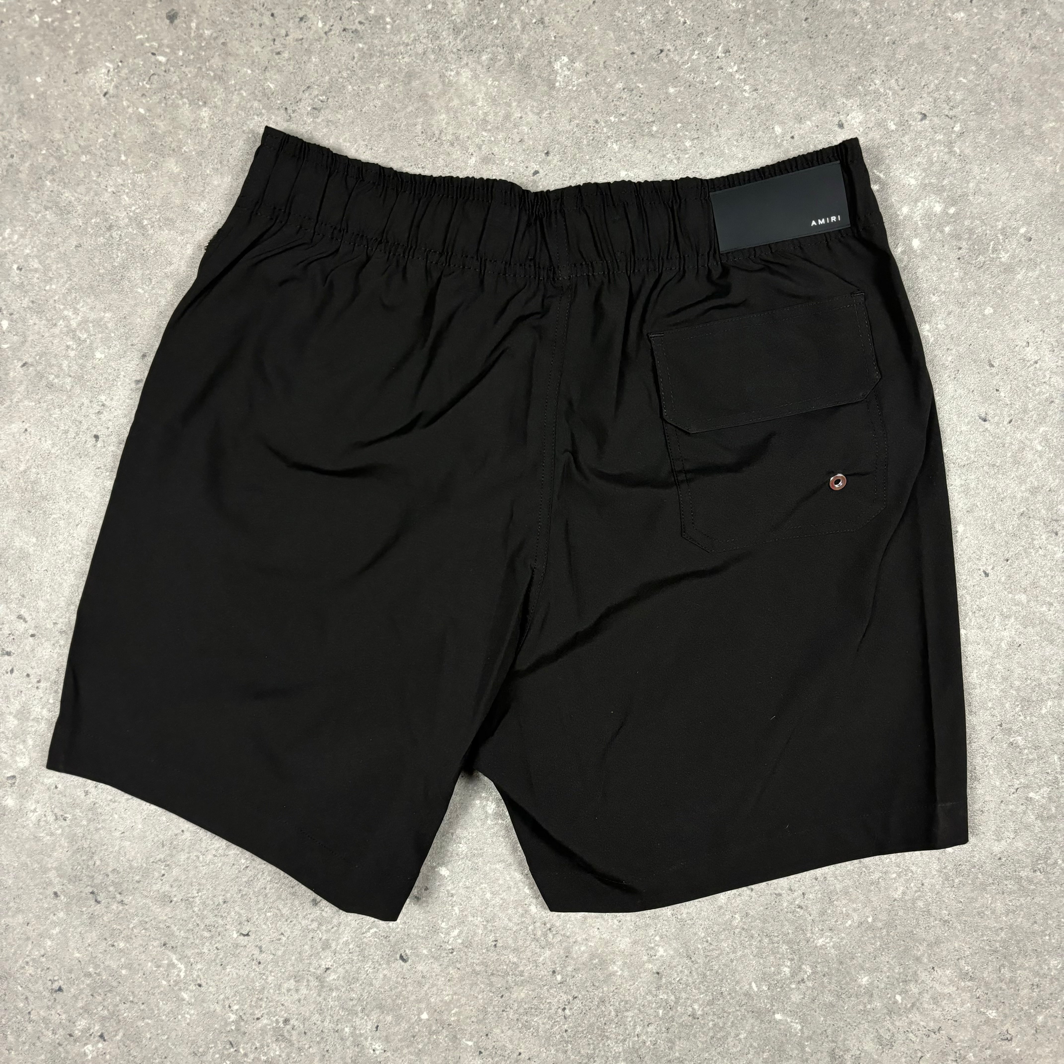 AMIRI DRIP LOGO SWIMMING SHORTS