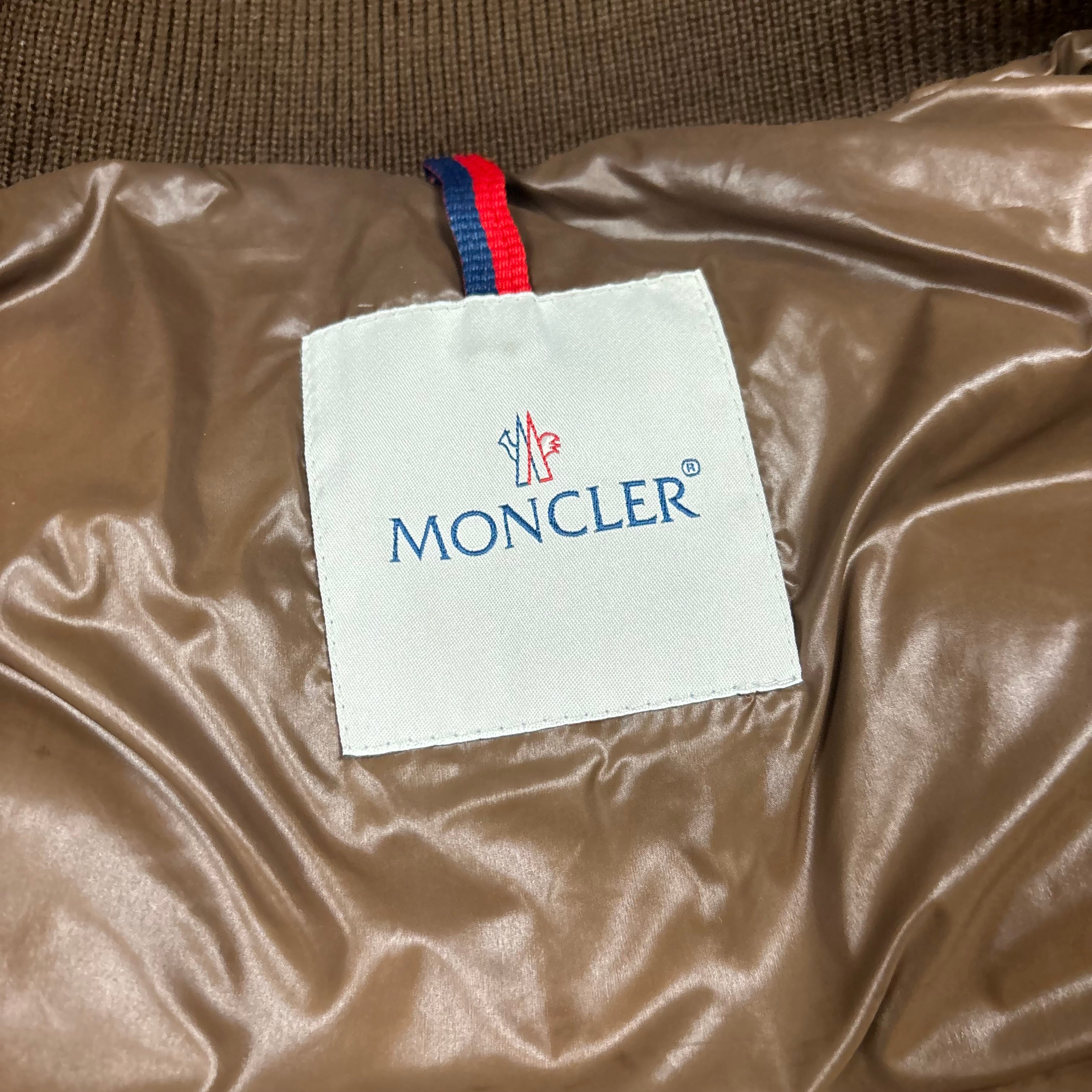 MONCLER KHAKI GILET - (FITS M)