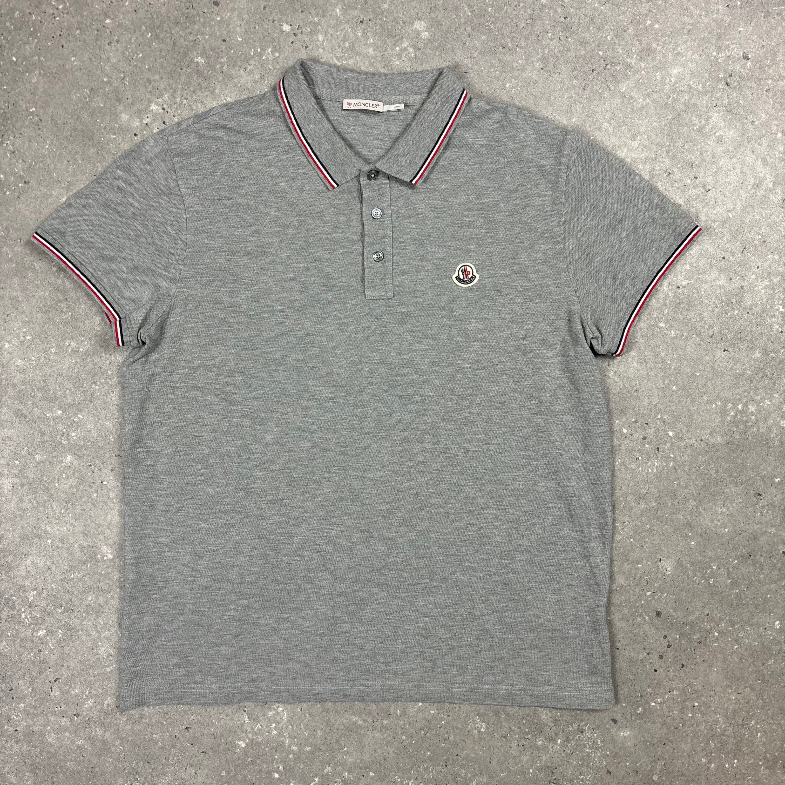 MONCLER POLO GREY - (FITS L)