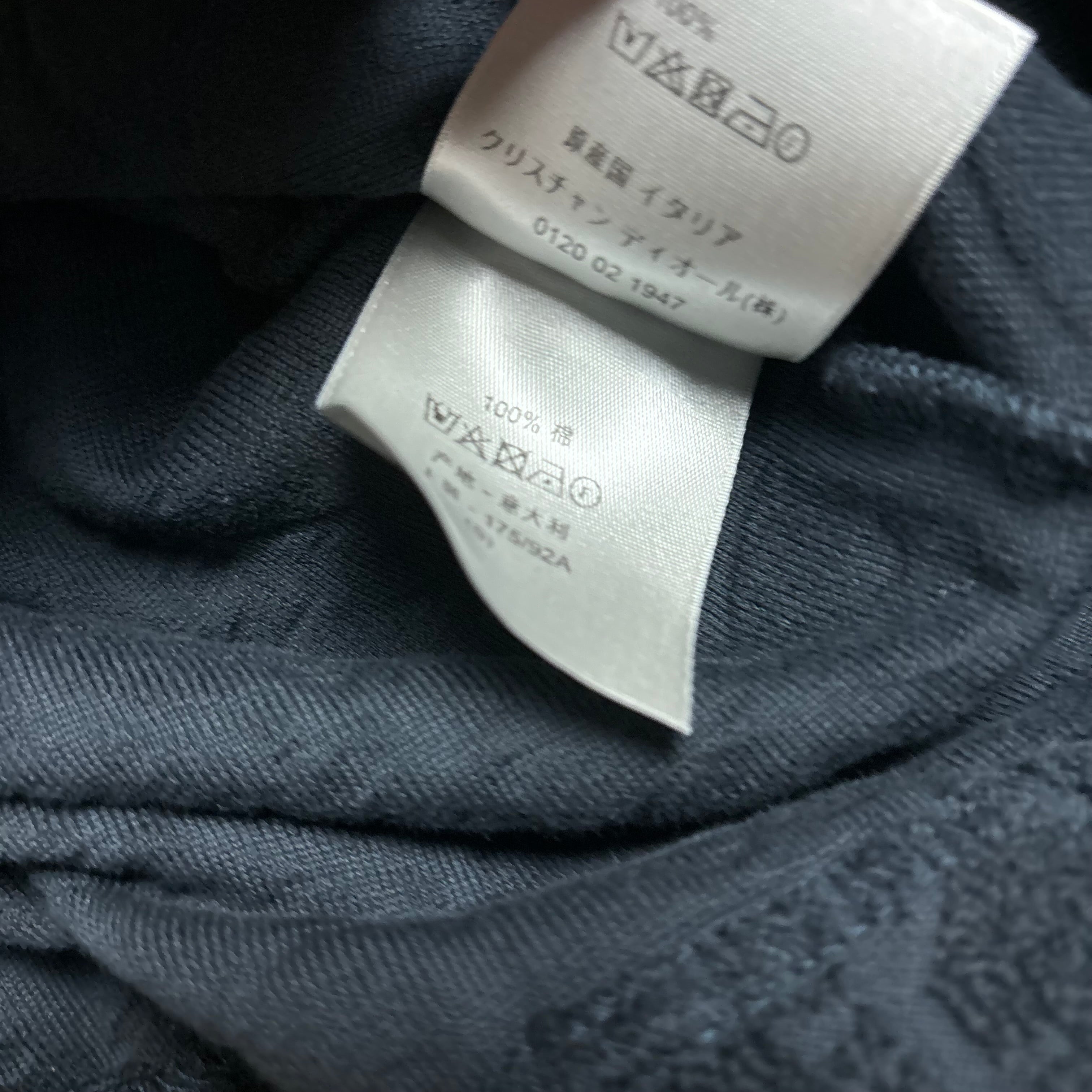 DIOR TOWEL T-SHIRT NAVY - (FITS M)
