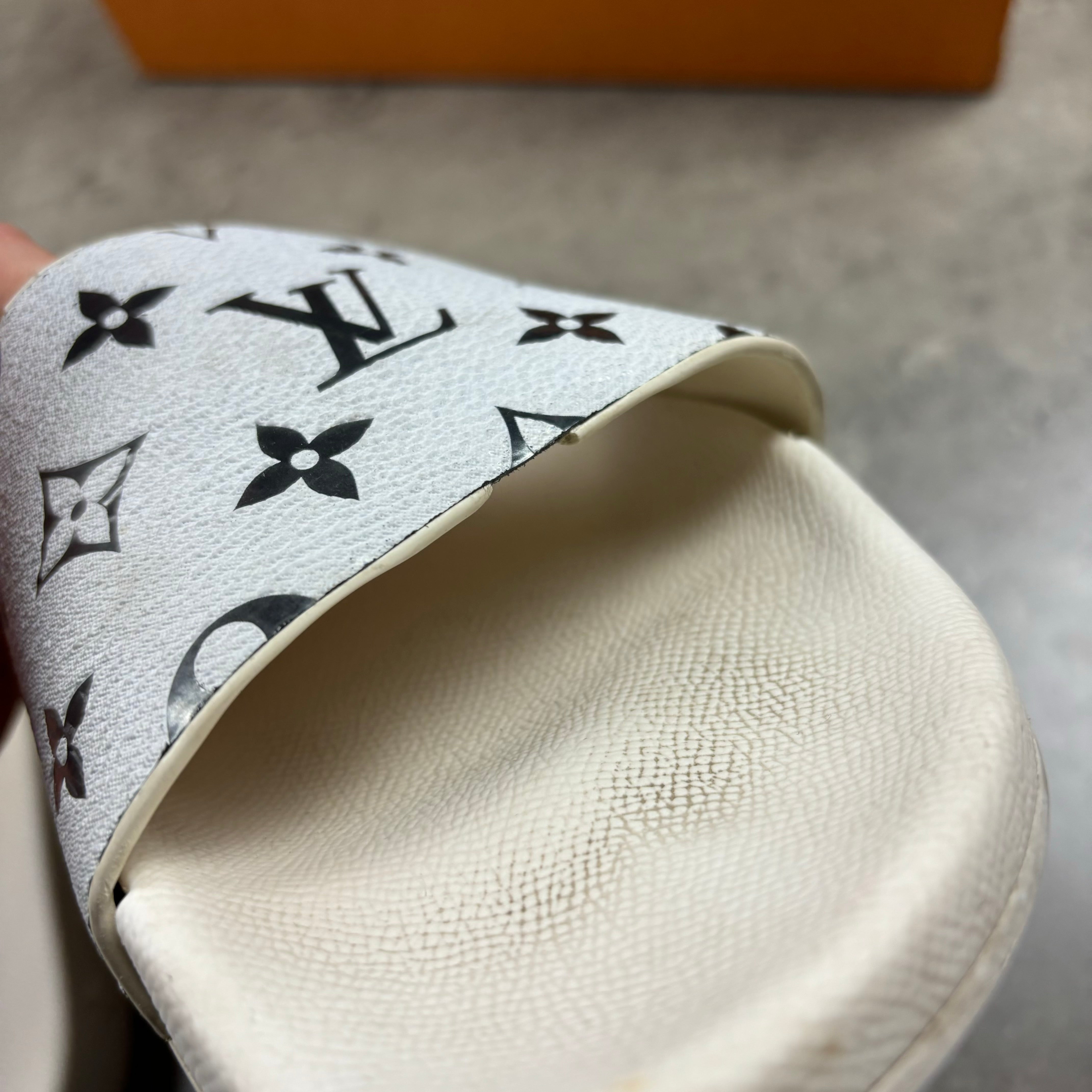 LOUIS VUITTON SLIDERS LV 8 (FITS UK 9)