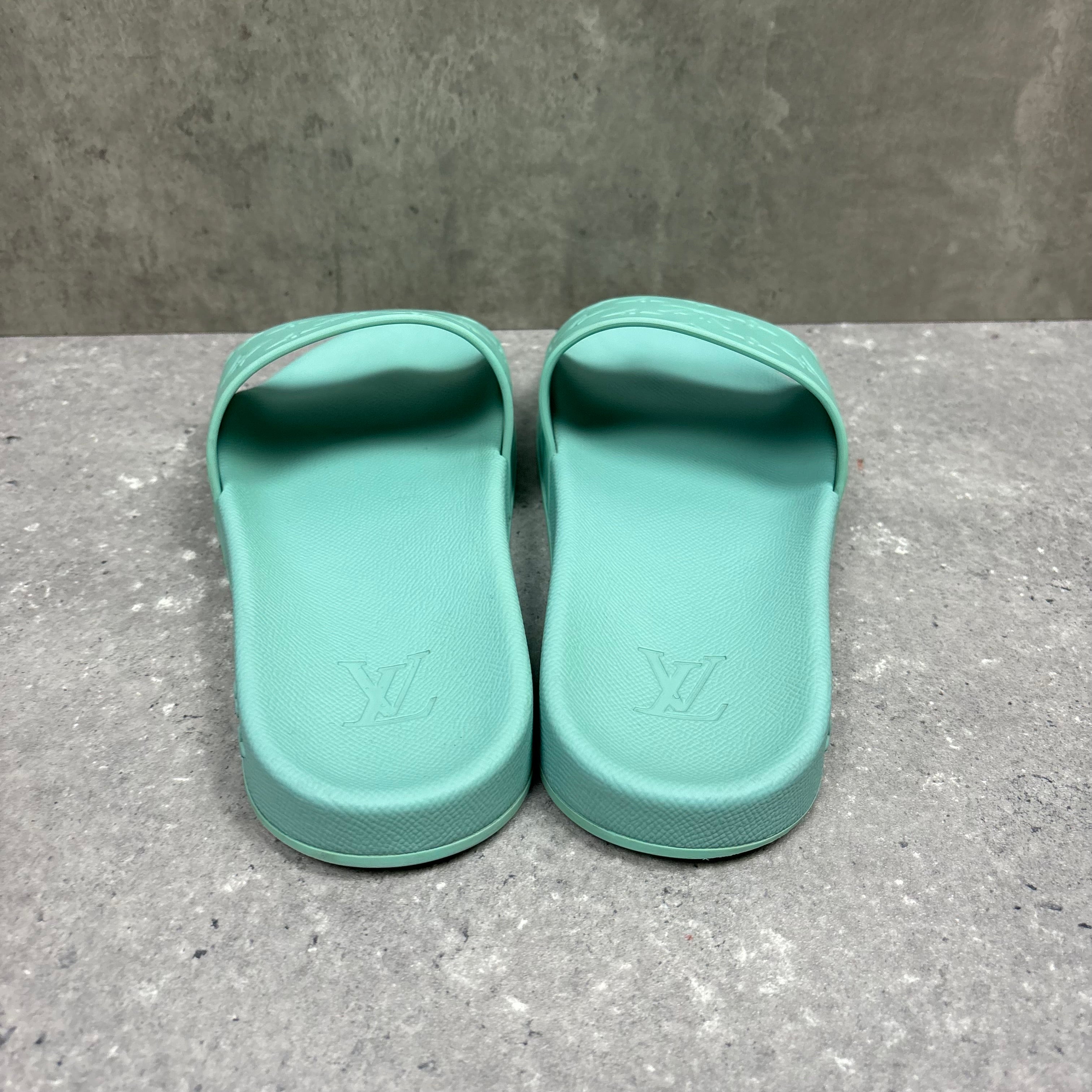 LOUIS VUITTON SLIDERS MINT GREEN - EU41.5 (FITS UK 8.5)