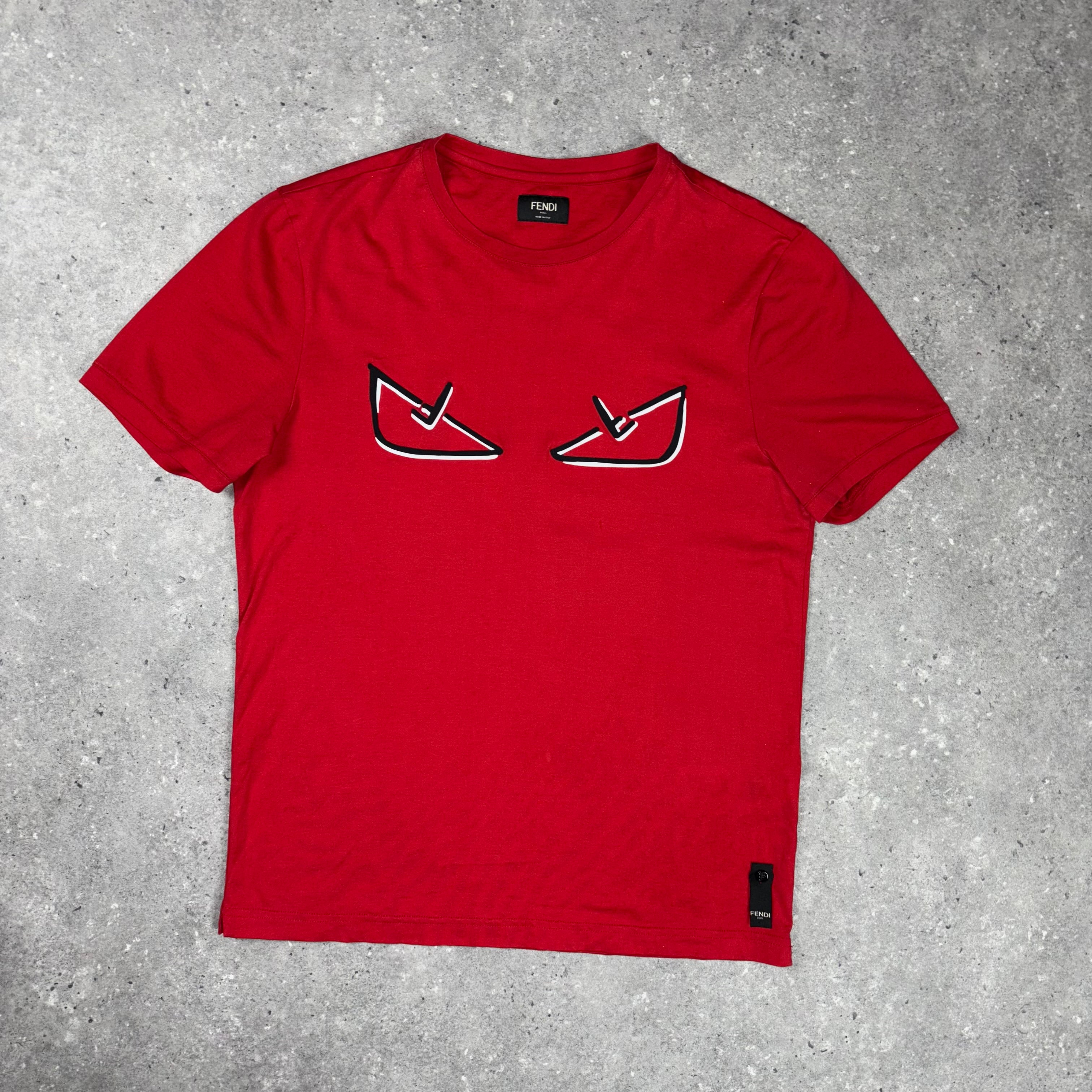 FENDI RED T-SHIRT - M (FITS S)