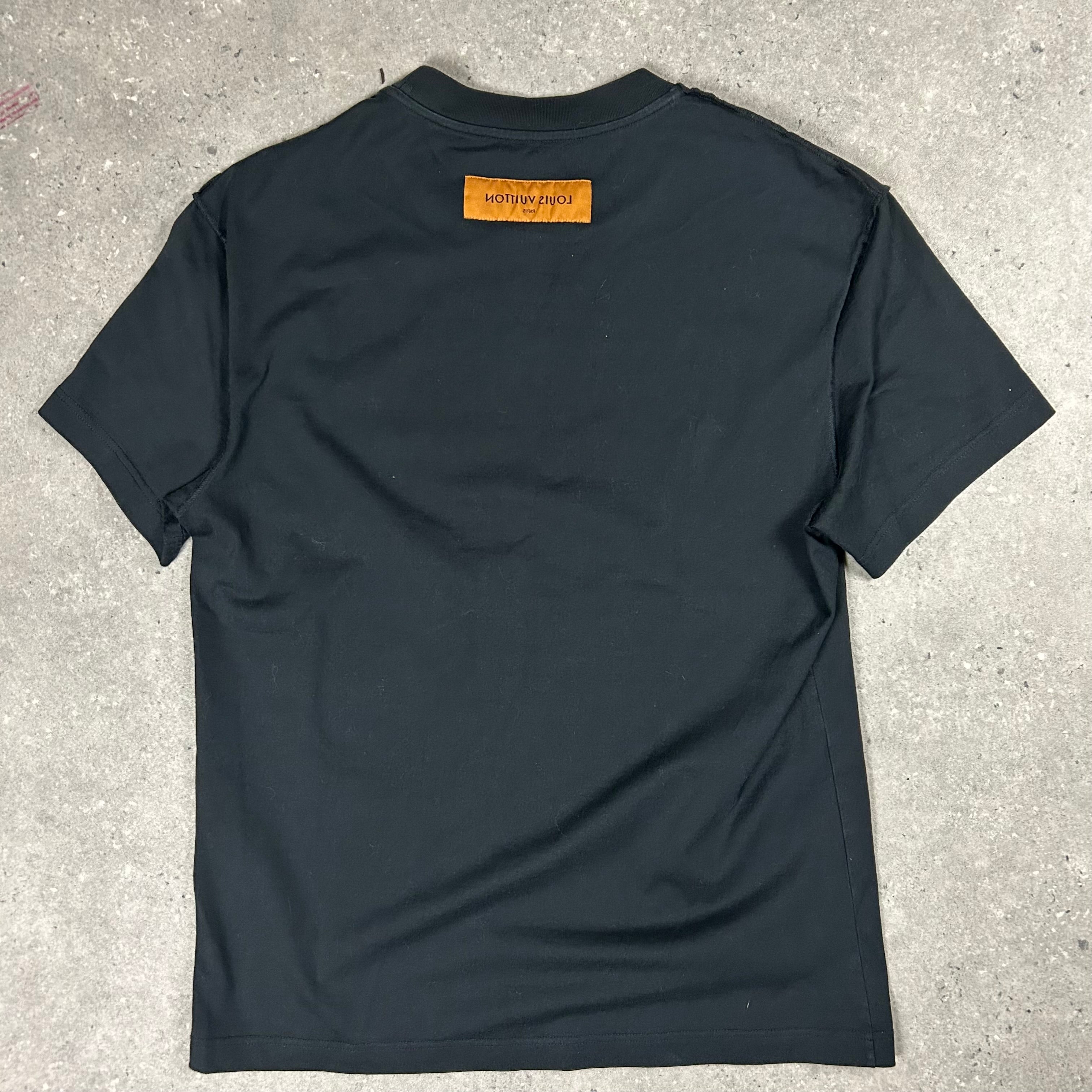 LOUIS VUITTON CRAFTMANSHIP T-SHIRT BLACK - (S)