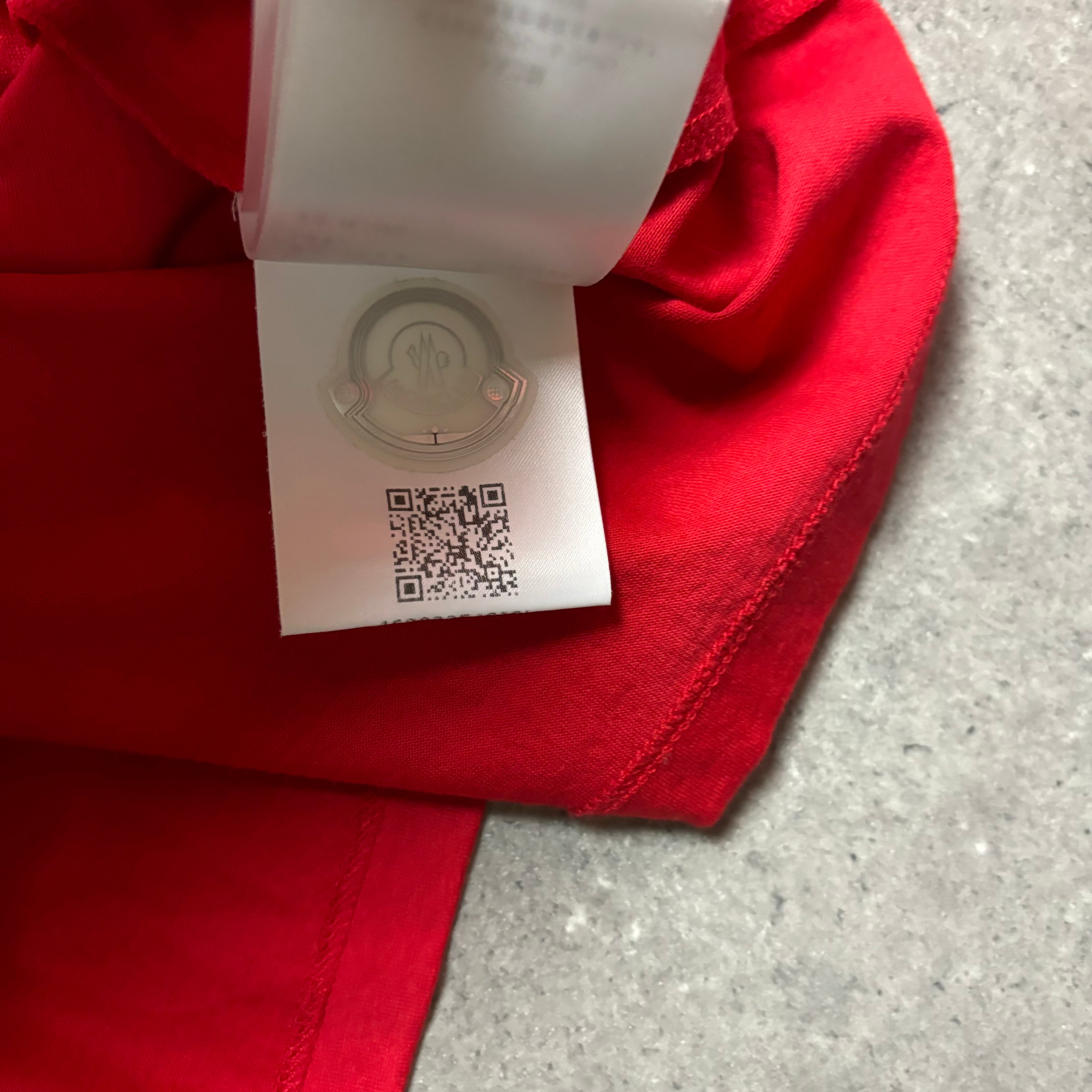 MONCLER MAGLIA T-SHIRT RED - (M)