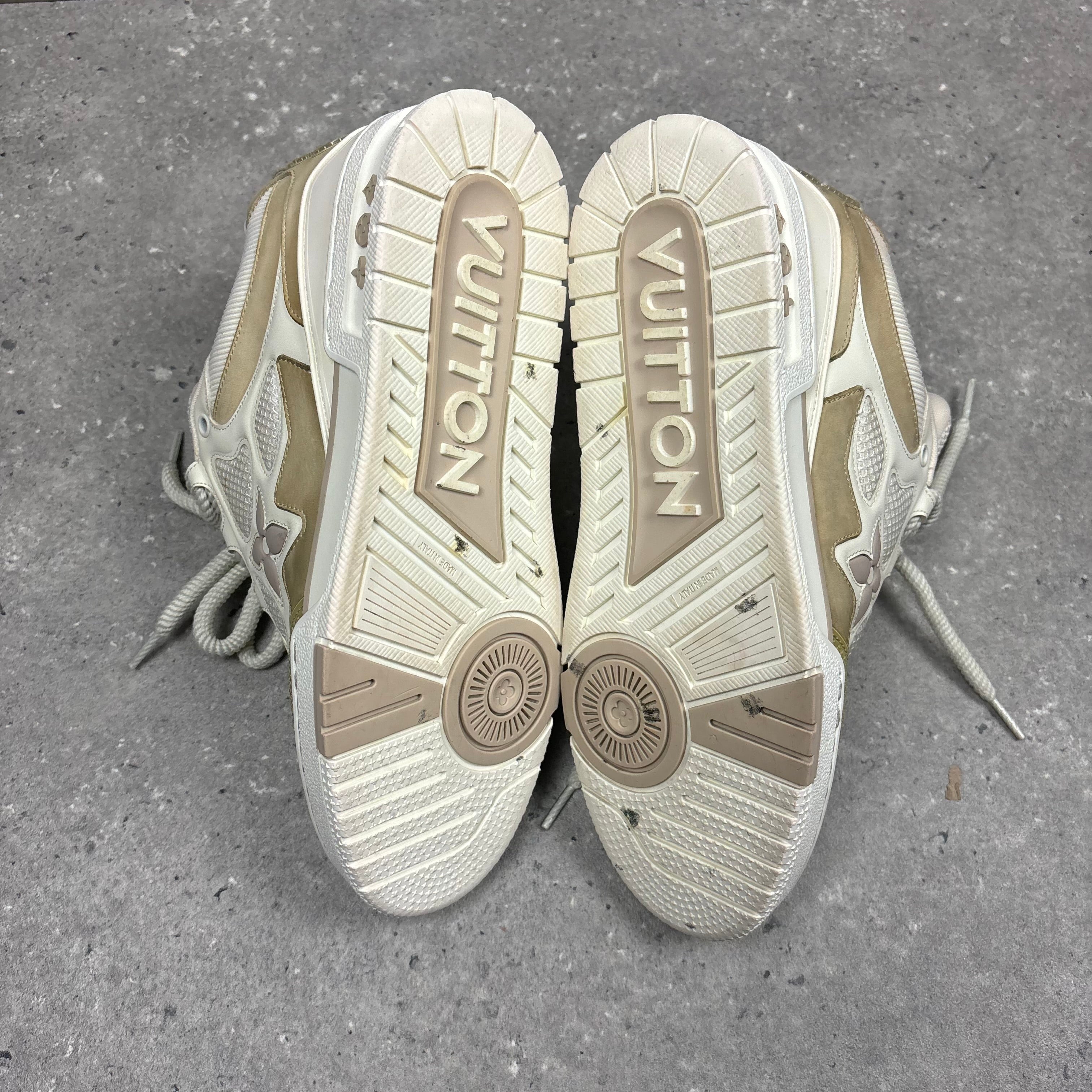 LOUIS VUITTON SKATES BEIGE - EU42 ( FITS UK 9 )