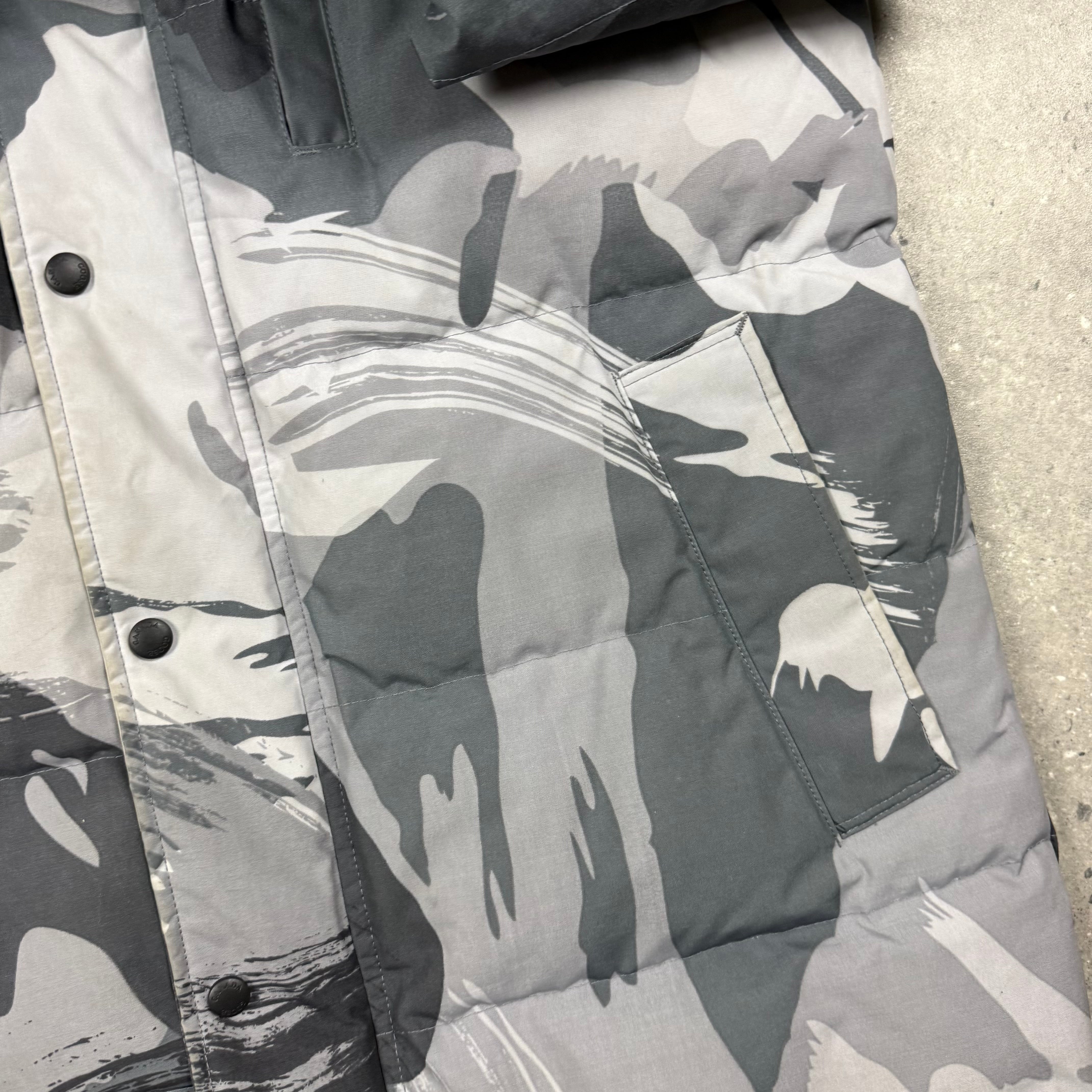 CANADA GOOSE CARSON PARKA GREY CAMO - (L)