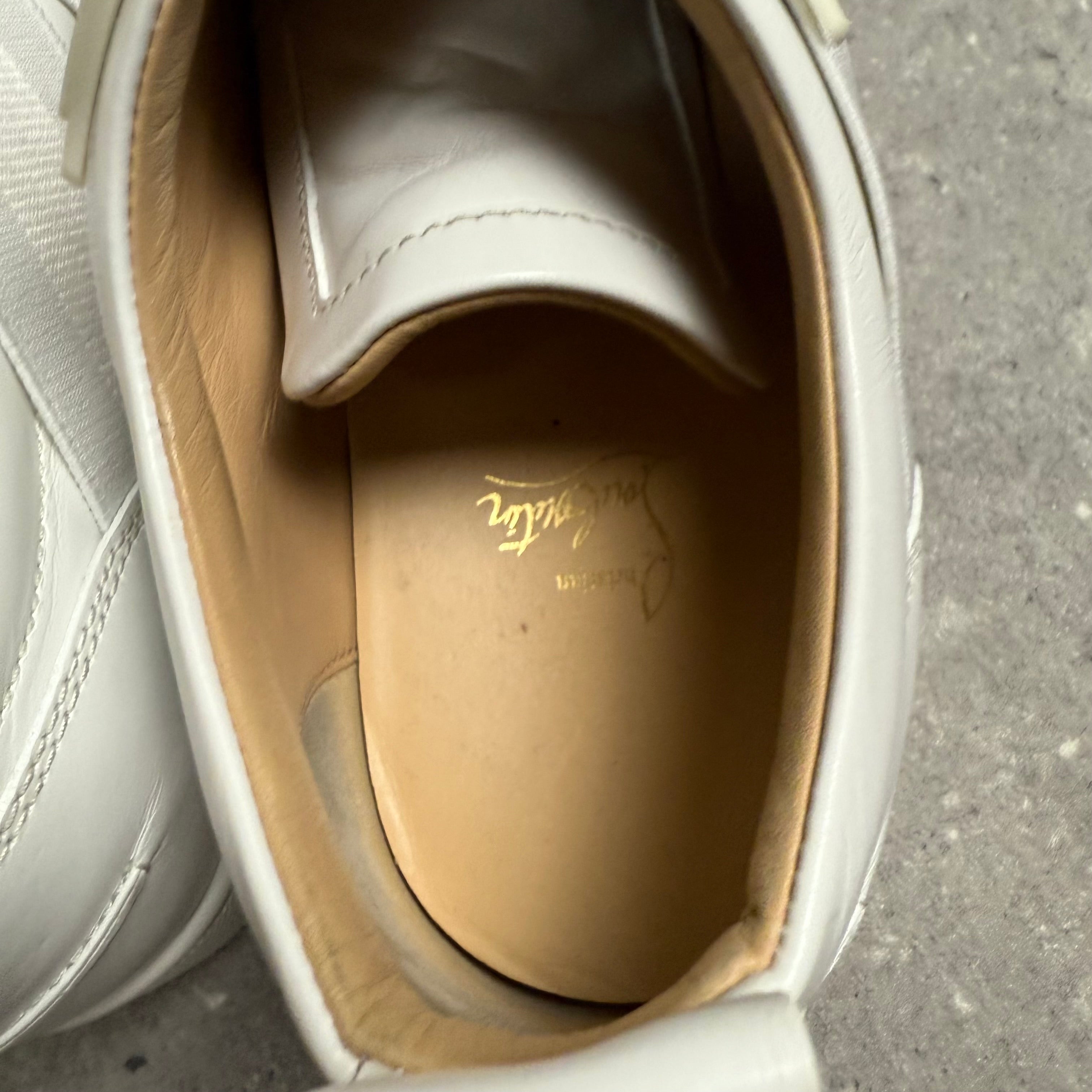LOUBOUTIN LOW WHITE - (EU45 / UK11)