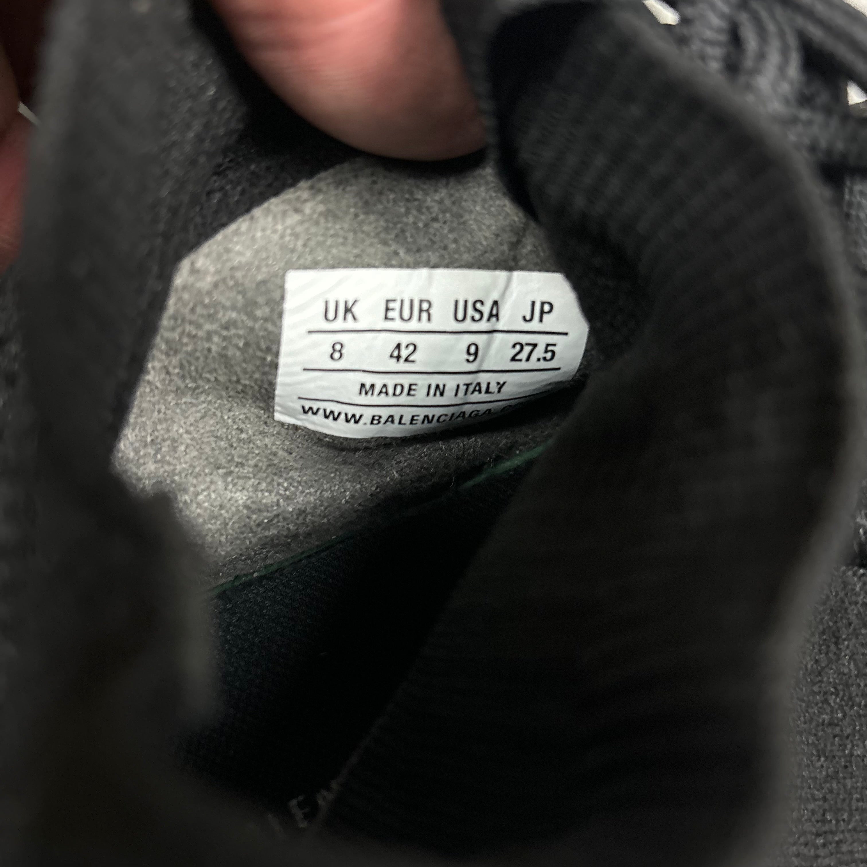 BALENCIAGA SPEED LACE RUNNERS - EU42 (FIT UK 9)