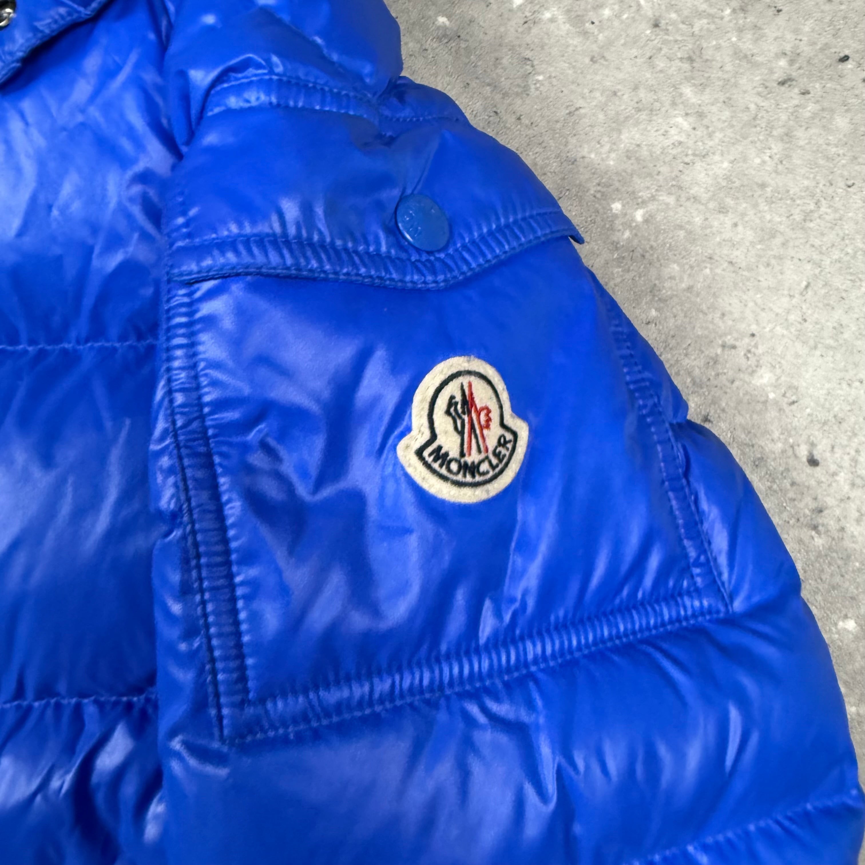 MONCLER MAYA JACKET BLUE - SIZE 1 (S)